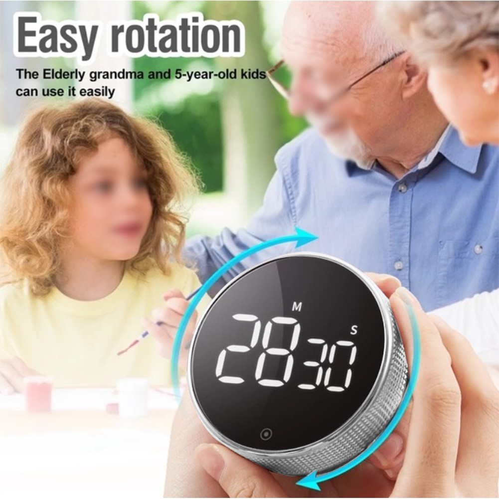 For Kitchen For Study Magnetic Timer Three Volume Modes Magnetic Attachment