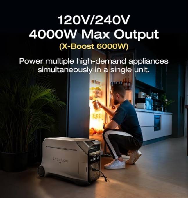 ECOFLOW 8kWh Portable Station DELTA Pro 3 with Extra Battery WE SHIP OVERSEAS