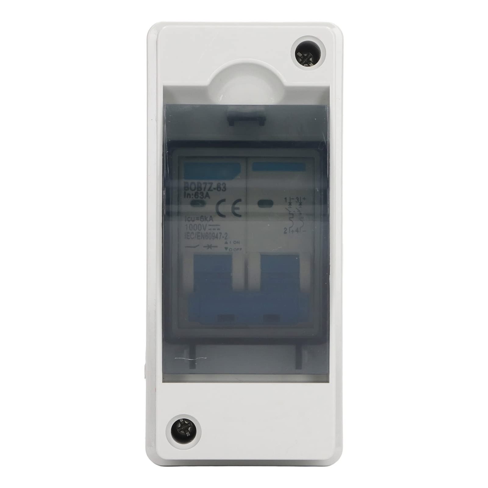 DC Miniature Circuit Breaker with Box, 63A 1000V Solar PV Disconnect Switch w…