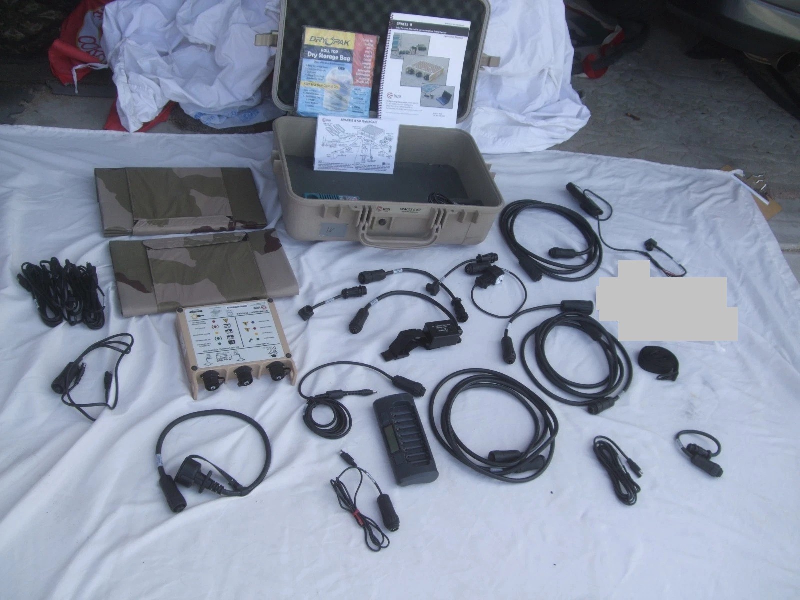 Iris Technology SPACES II Kit USMC Military Portable Solar Energy Field Power