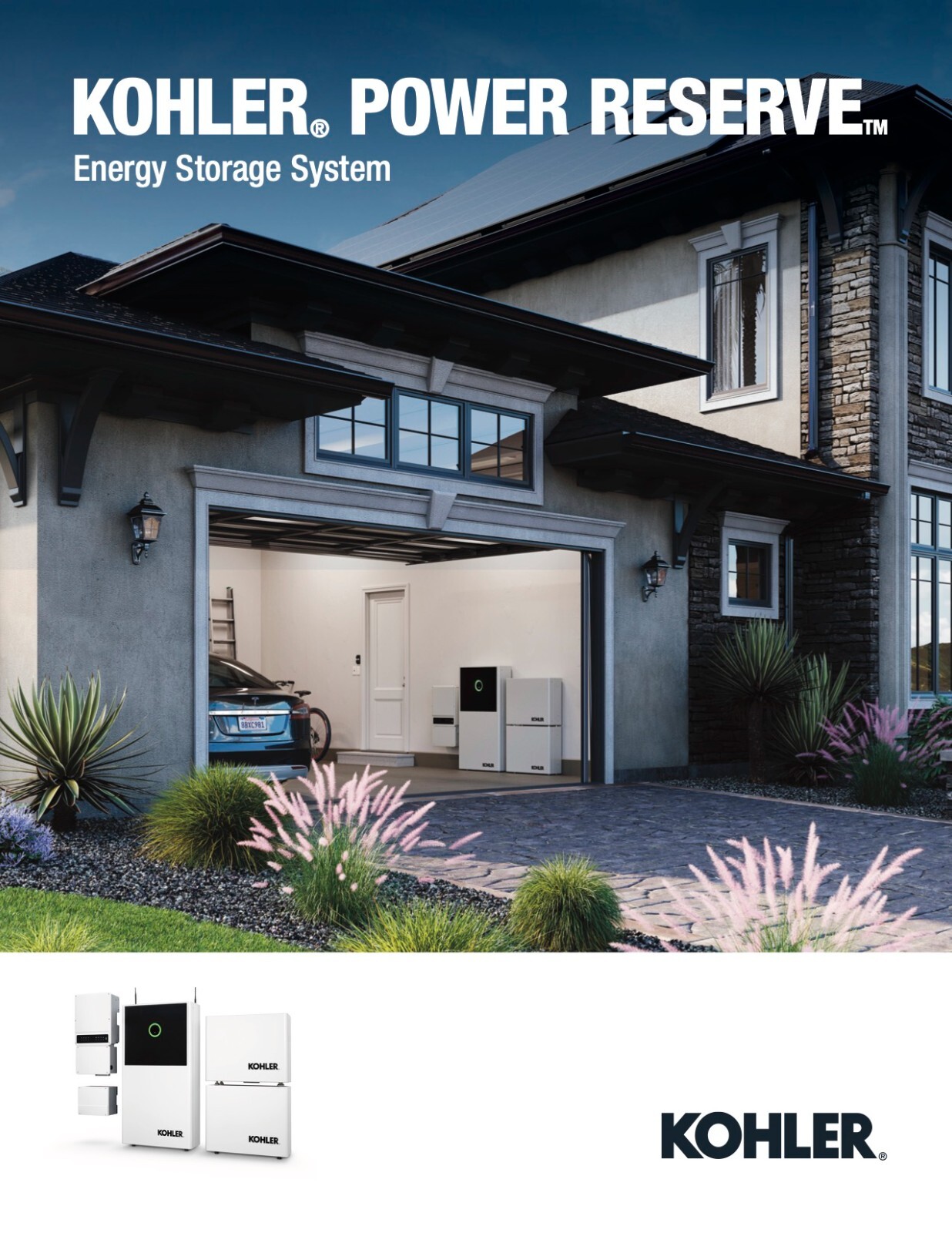 KOHLER 7.6KW Solar Power System with 20Kwh CATL Battery(LIP) complete DIY kit