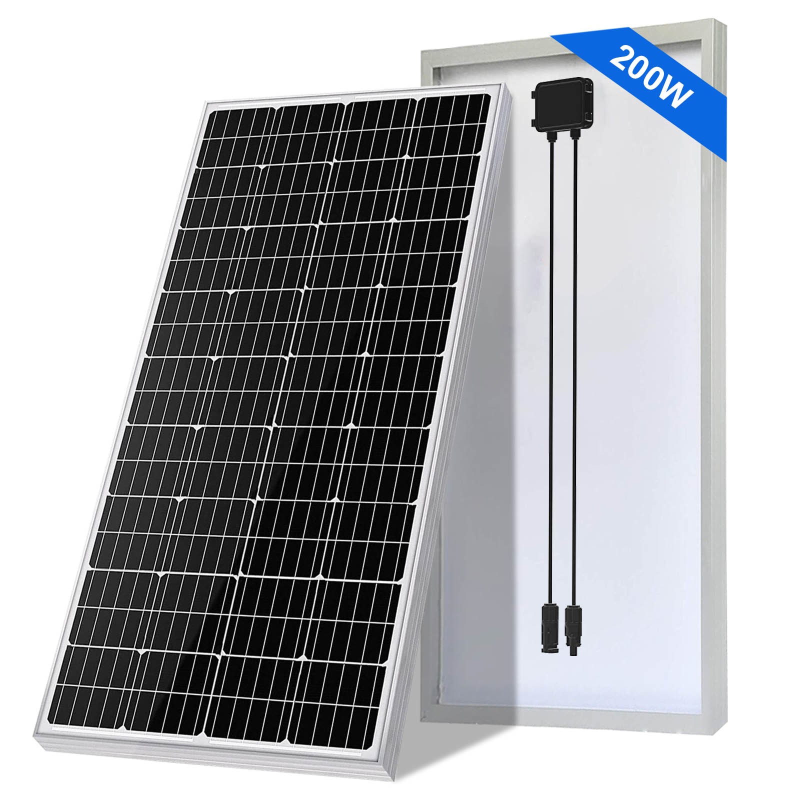 200W Monocrystalline Solar Panel Kit Solar Module PV Power Marine Home Off Grid