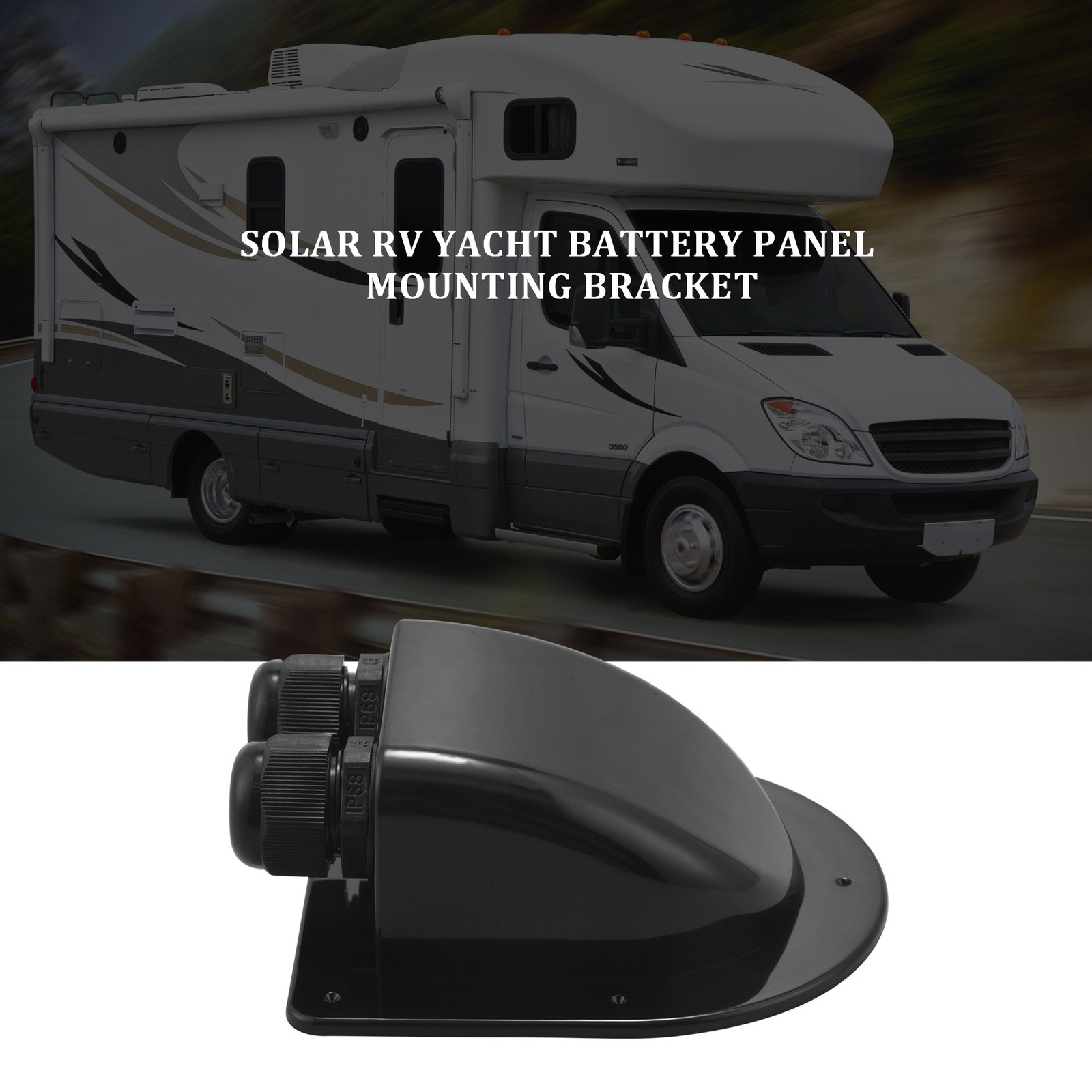 Roof Wire Entry Gland Box Solar Panel Cable Motorhome Caravan Boat-B L1K93137