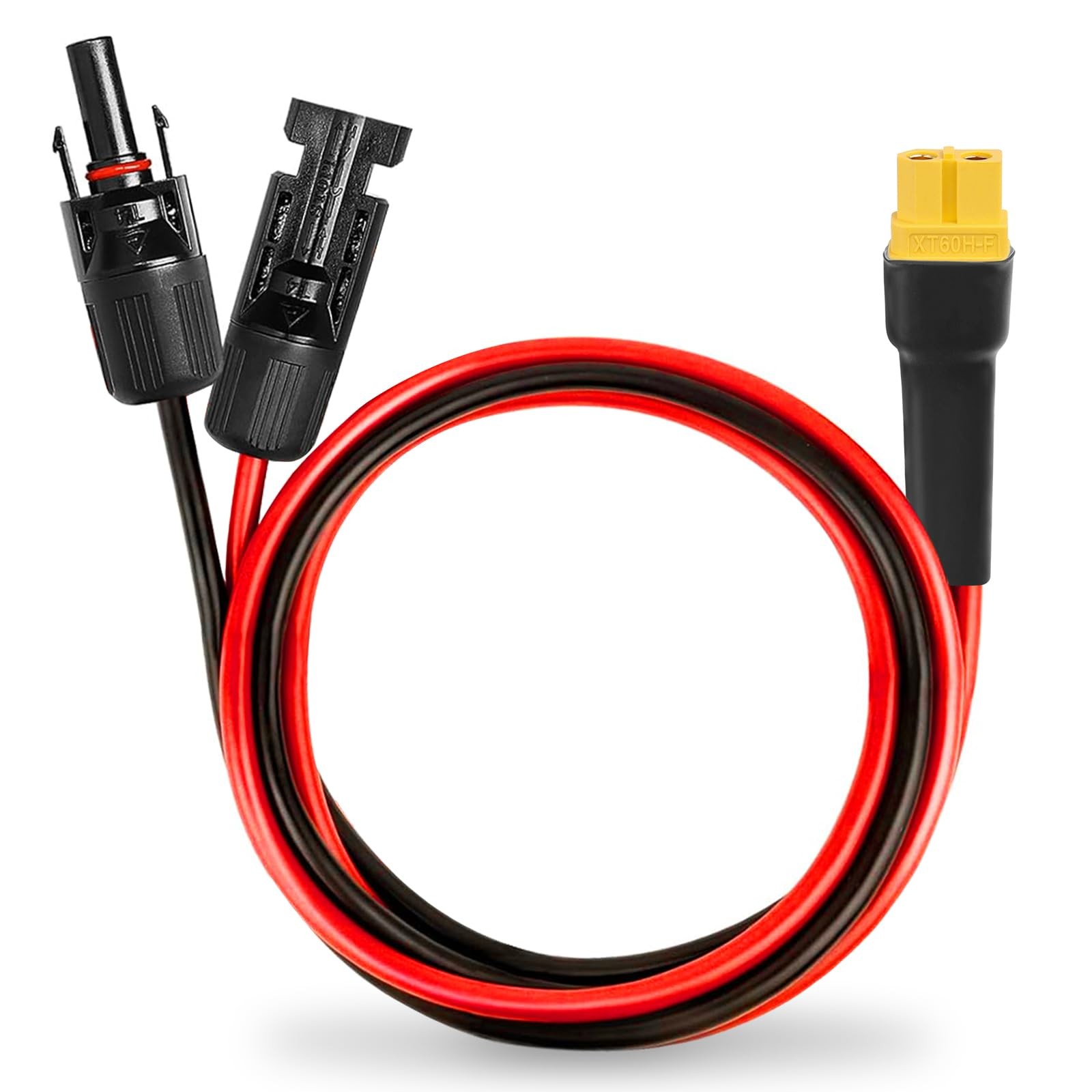 Solar to XT60 Extension Cable 10AWG 6FT Solar Connector to XT60 Adapter Cable…