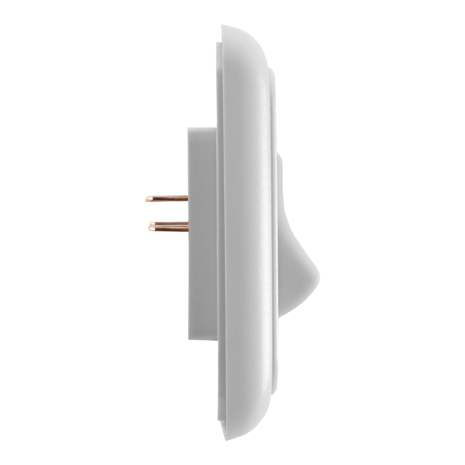Triple SPST On-Off Switch with Bezel, 12-Volt, for RV, Trailer, Camper (White)