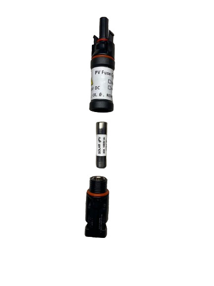 15A Solar Fuse Holder IP68 Waterproof Connector 1000V, for Solar System, Male Fe