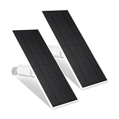 2.5W Solar Panel for Google Nest Cam Outdoor or Indoor, Battery ( 2 Pack)