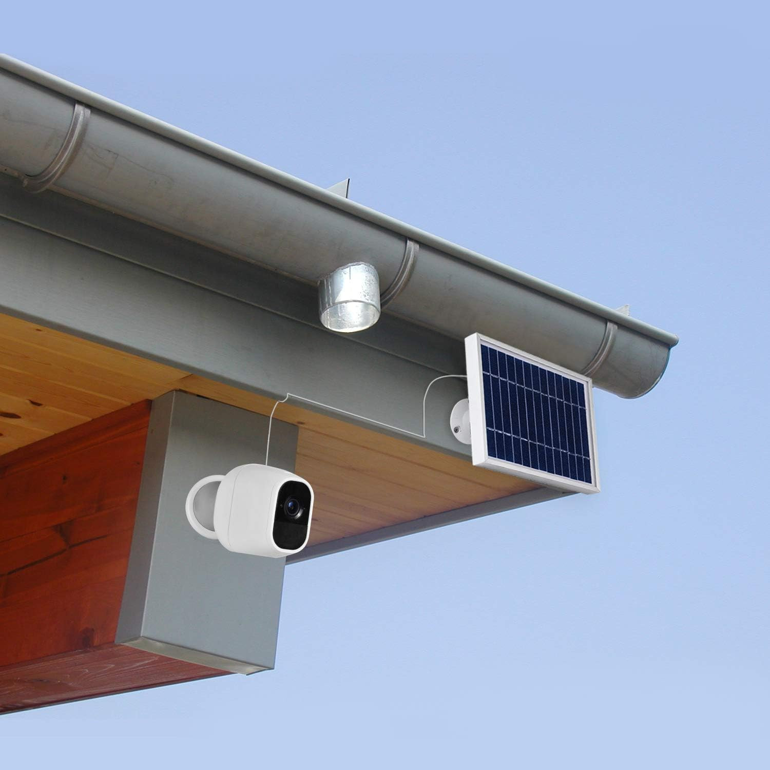 Itodos Solar Panel Compatible with Arlo Pro and Arlo Pro 2, 11.8Ft Outdoor Power
