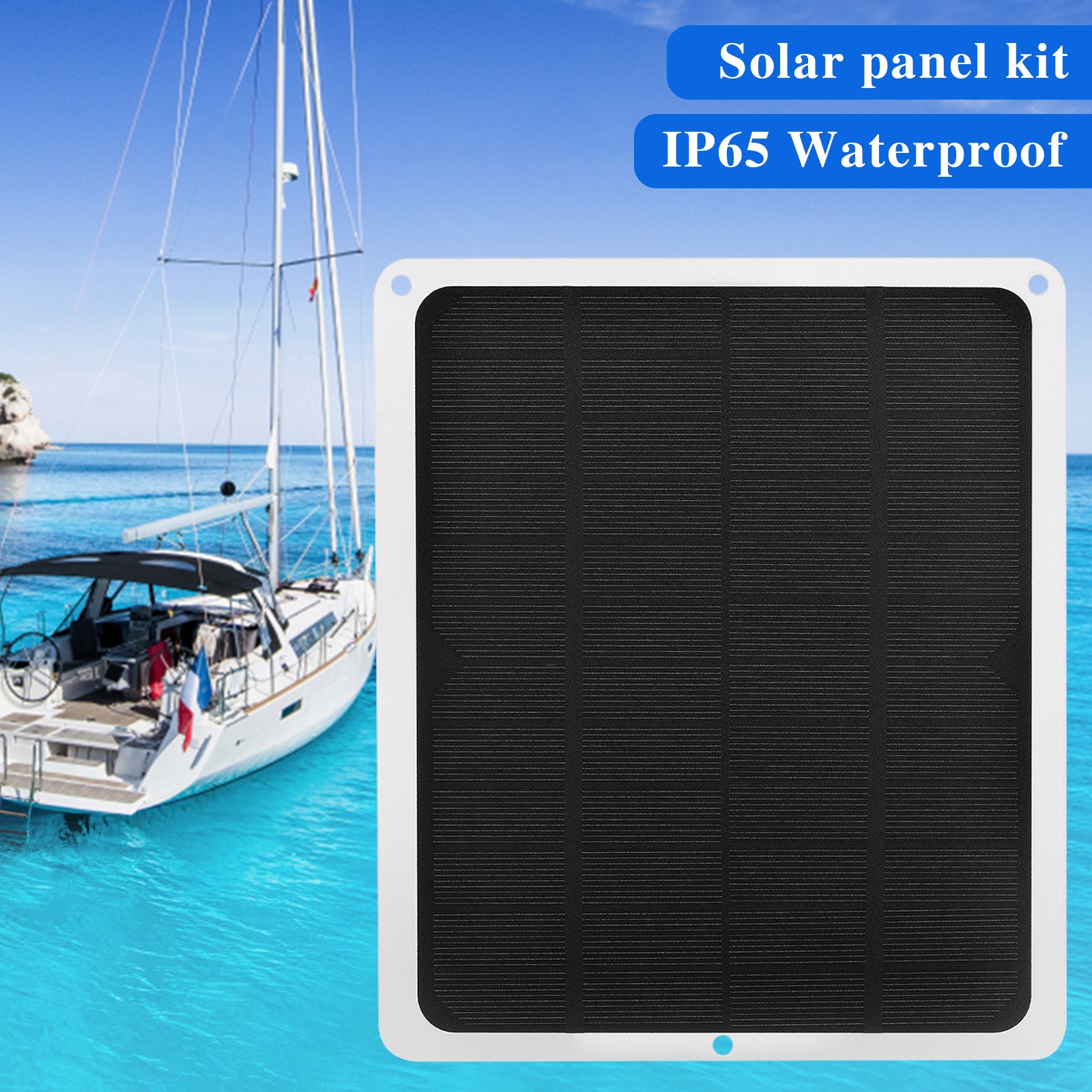 30W Solar Panel 12V Trickle Charge Battery Charger For Maintainer Marine RV Car
