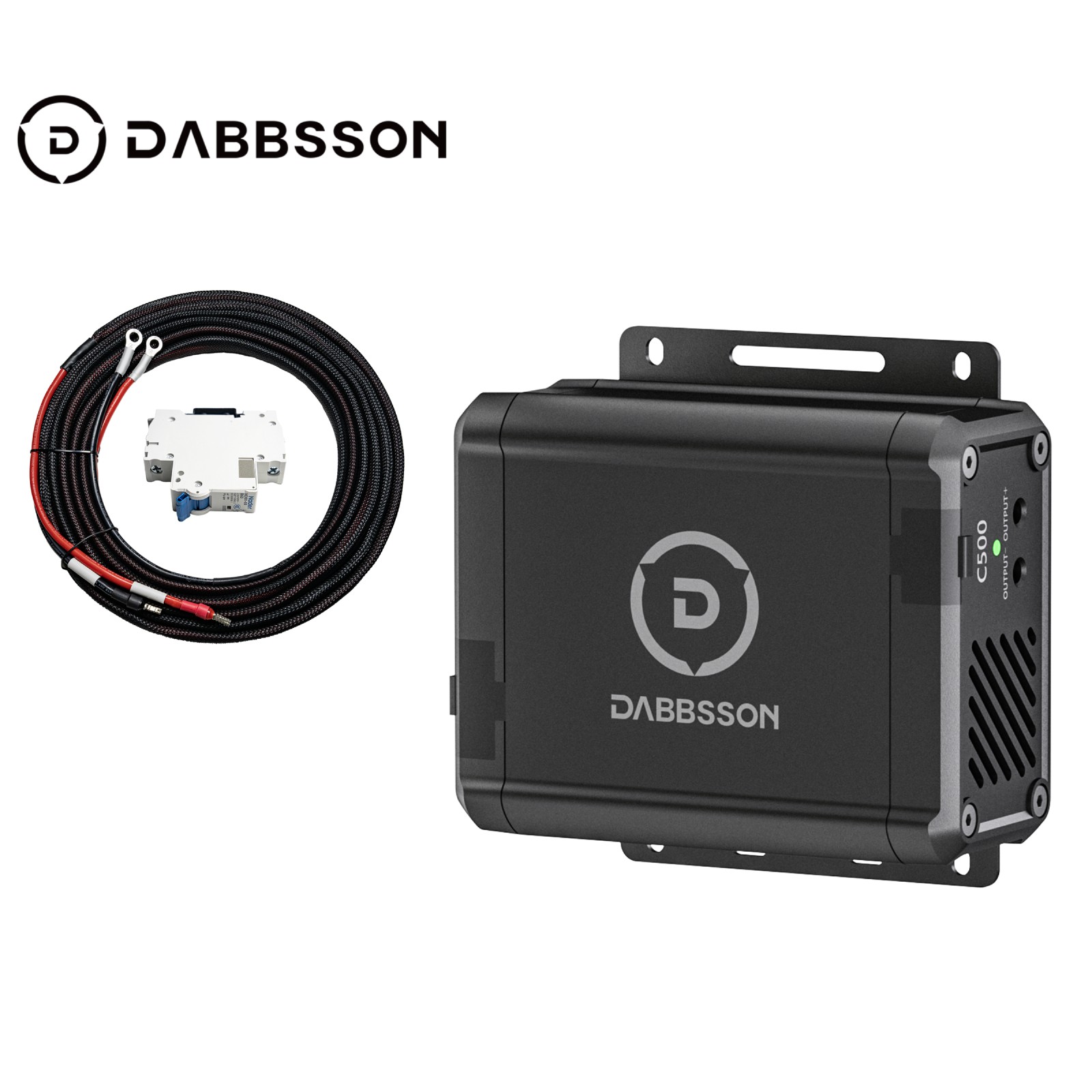 Dabbsson 1008Wh 1200W Power Station w/ 560W Car Alternator Charger Camping Trip