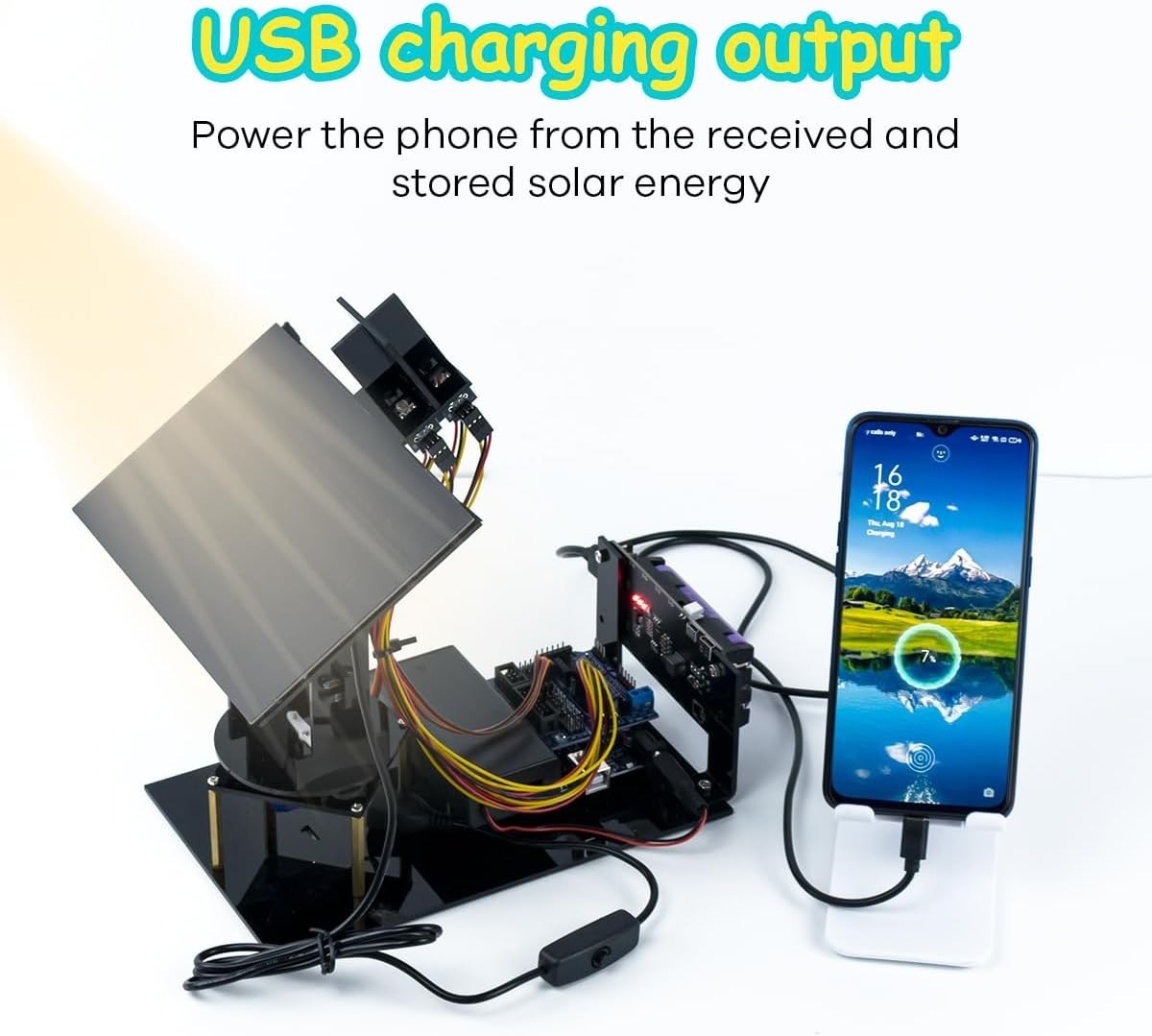 DIY Solar Tracking Project Kit – Teach Kids Coding and Light Energy Principles