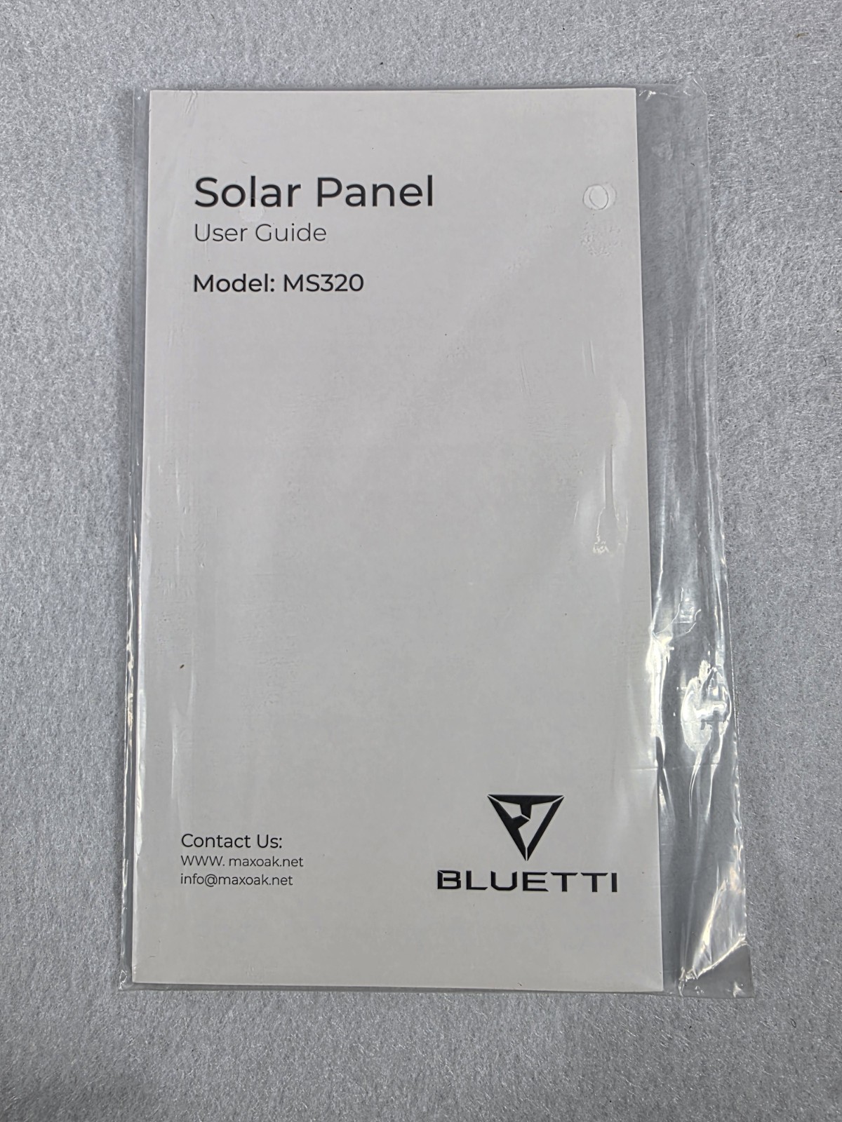BLUETTI 320W MS320 Foldable Solar Panel for Power Station Off-Grid Camping NEW