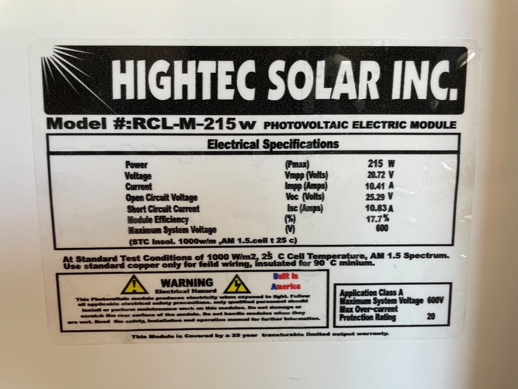 1- 215 Watt 12 Volt Solar Panel Battery Charger Off Grid RV Boat solar panels