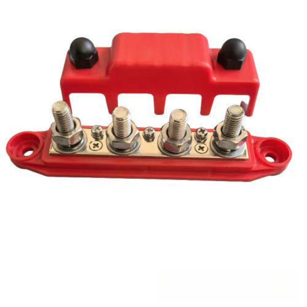 12V Busbar 250A Distribution ABS Plastic Housing Pure Copper Conductor