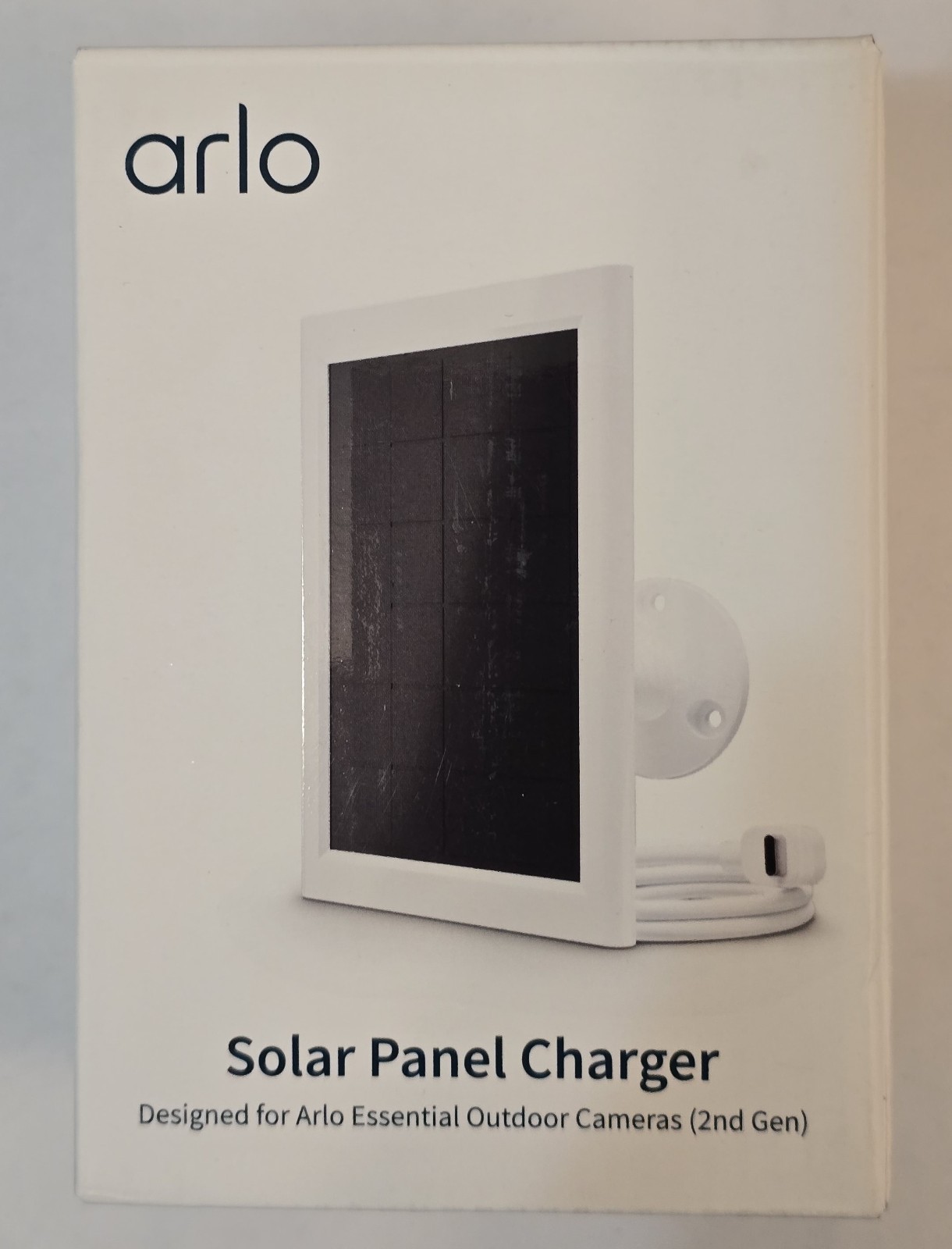 Arlo Solar Panel Charger VMA6600 for Essential 2nd Gen or XL Security Cameras