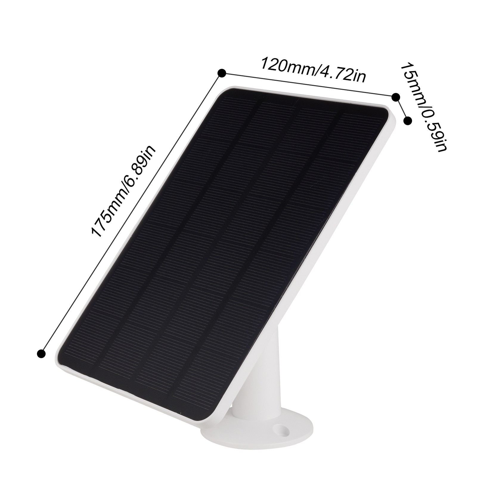 Solar Charger Compatible With Ring Video Doorbell 3 / 3 Plus / 4 Battery D YQQW