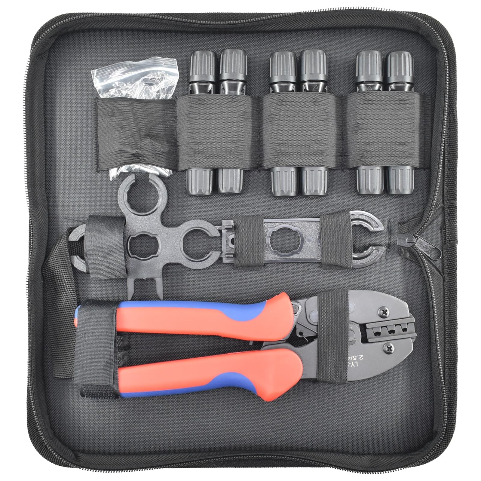 Solar Panel Cable Crimping Connectors Tool Kit, Including Solar Crimper, Pair…