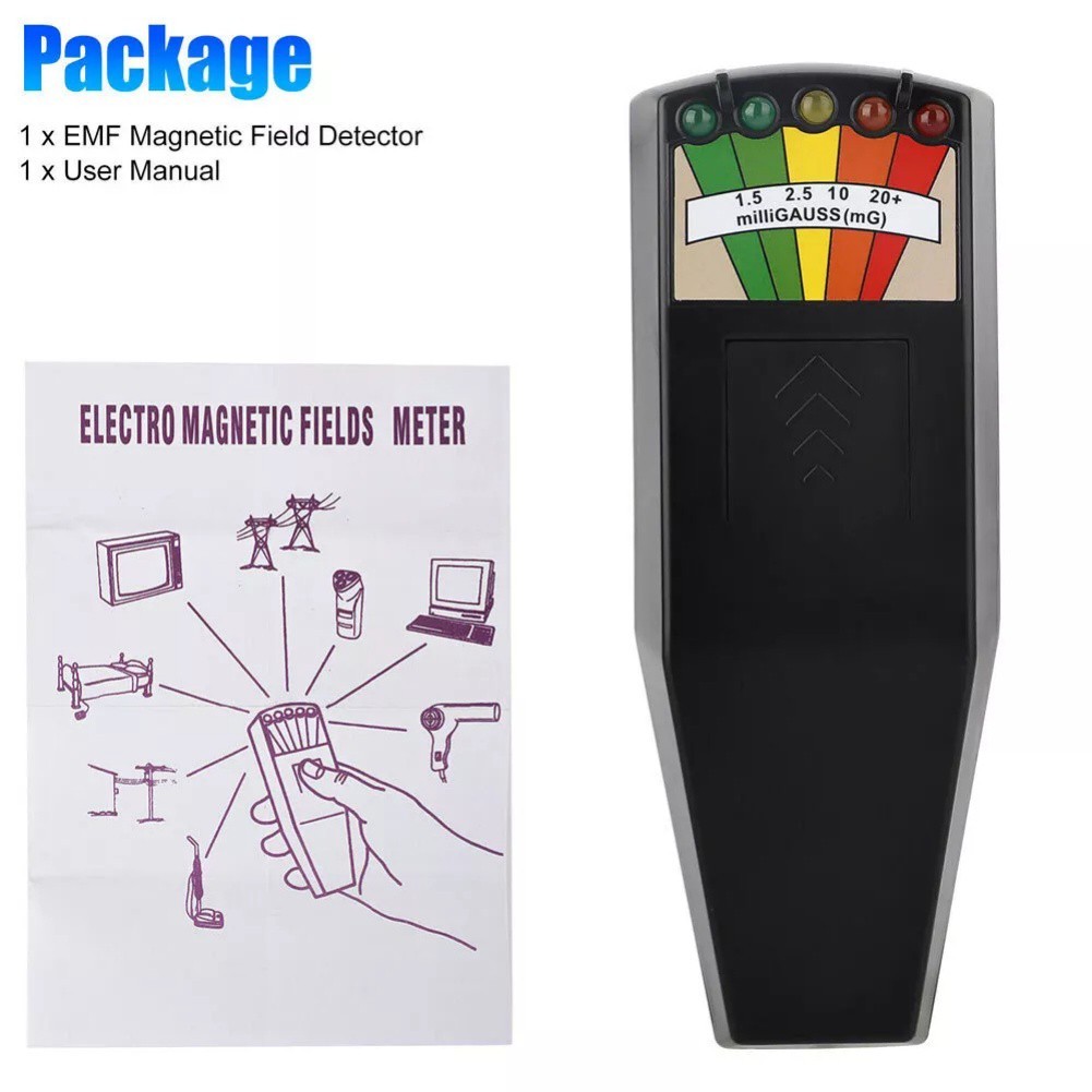 Advanced LED Magnetic Field Detector for Hunting and Paranormal Investigations