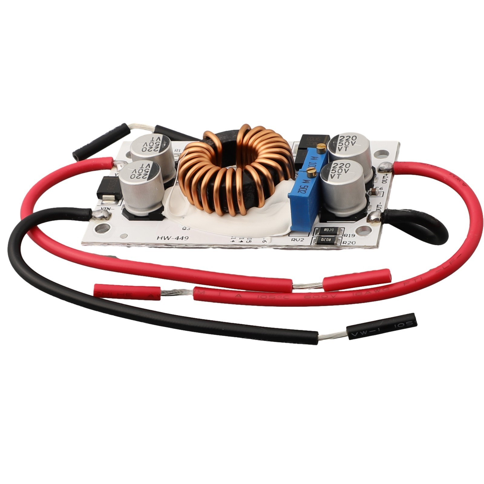 250W Constant Current Power Supply Step Up Boost Converter 8V 48V Input