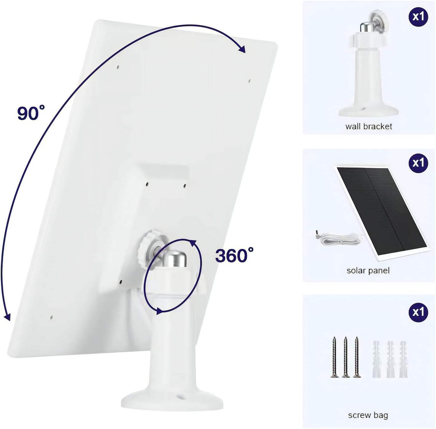 Efficient Heat-Resistant Solar Panel Charger for Ring Camera – Easy Install Kit