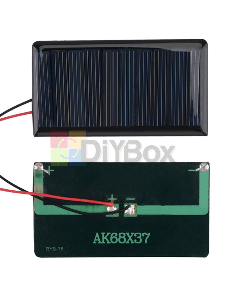5Pcs 1.5/2/3/5V Solar Panel Polysilicon Module DIY Solar Panel w/Wire 60-150mA