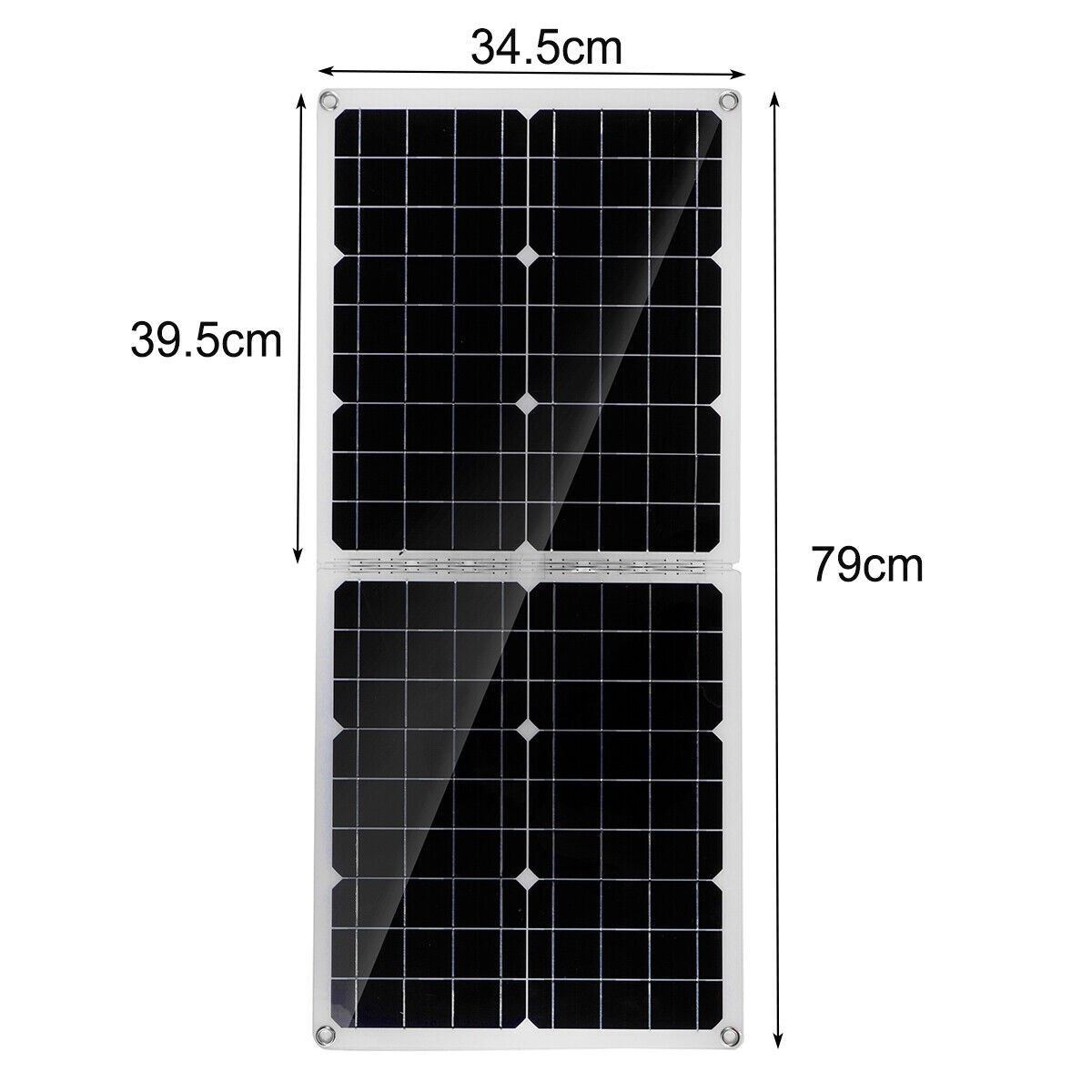 50W Solar Panel kit battery Charger Controller Caravan Van Boat Flexible RV