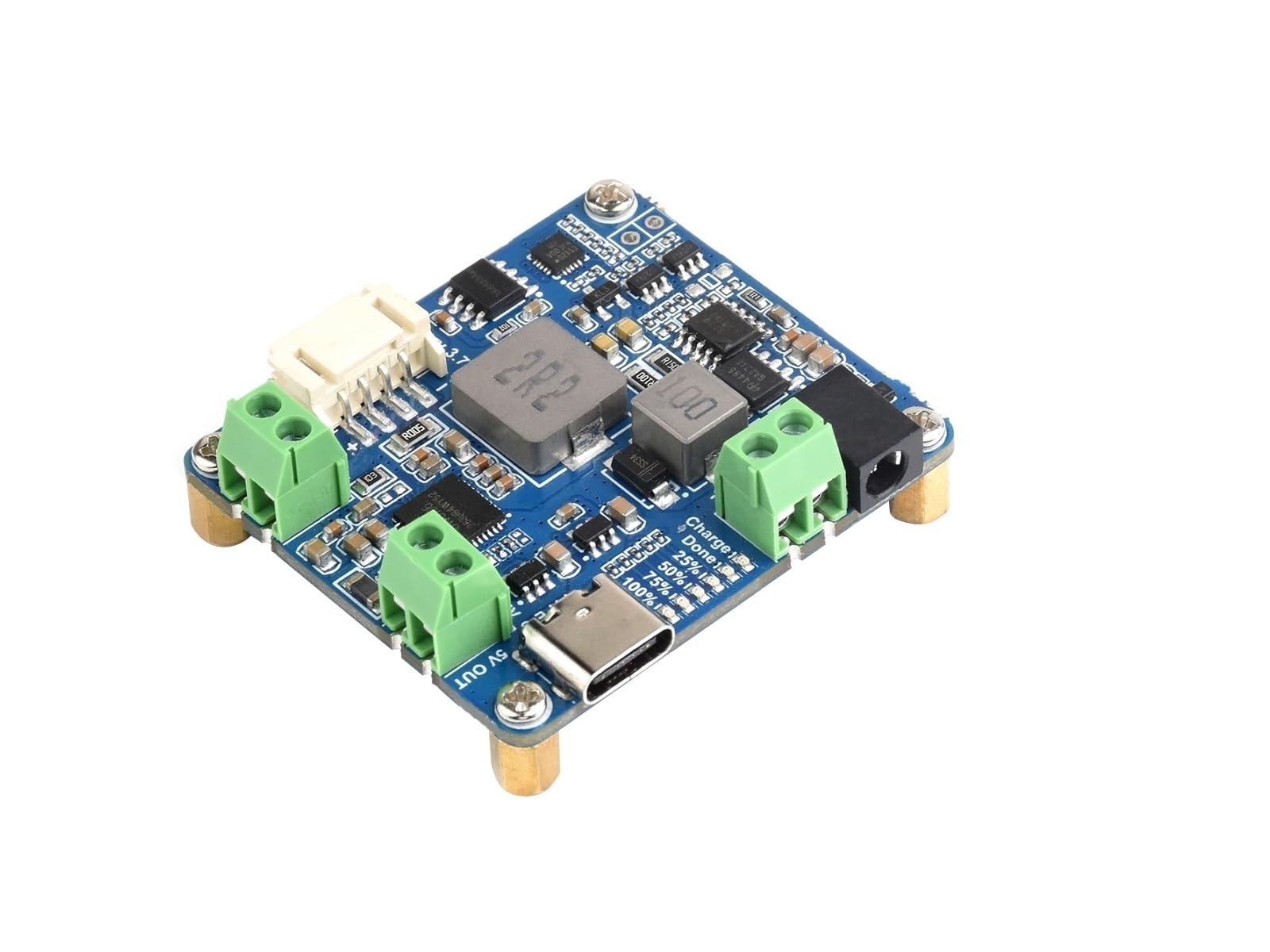 Solar Power Management Module 6V-24V for Solar Panels & Type-C Adapter, MCUs, Ra