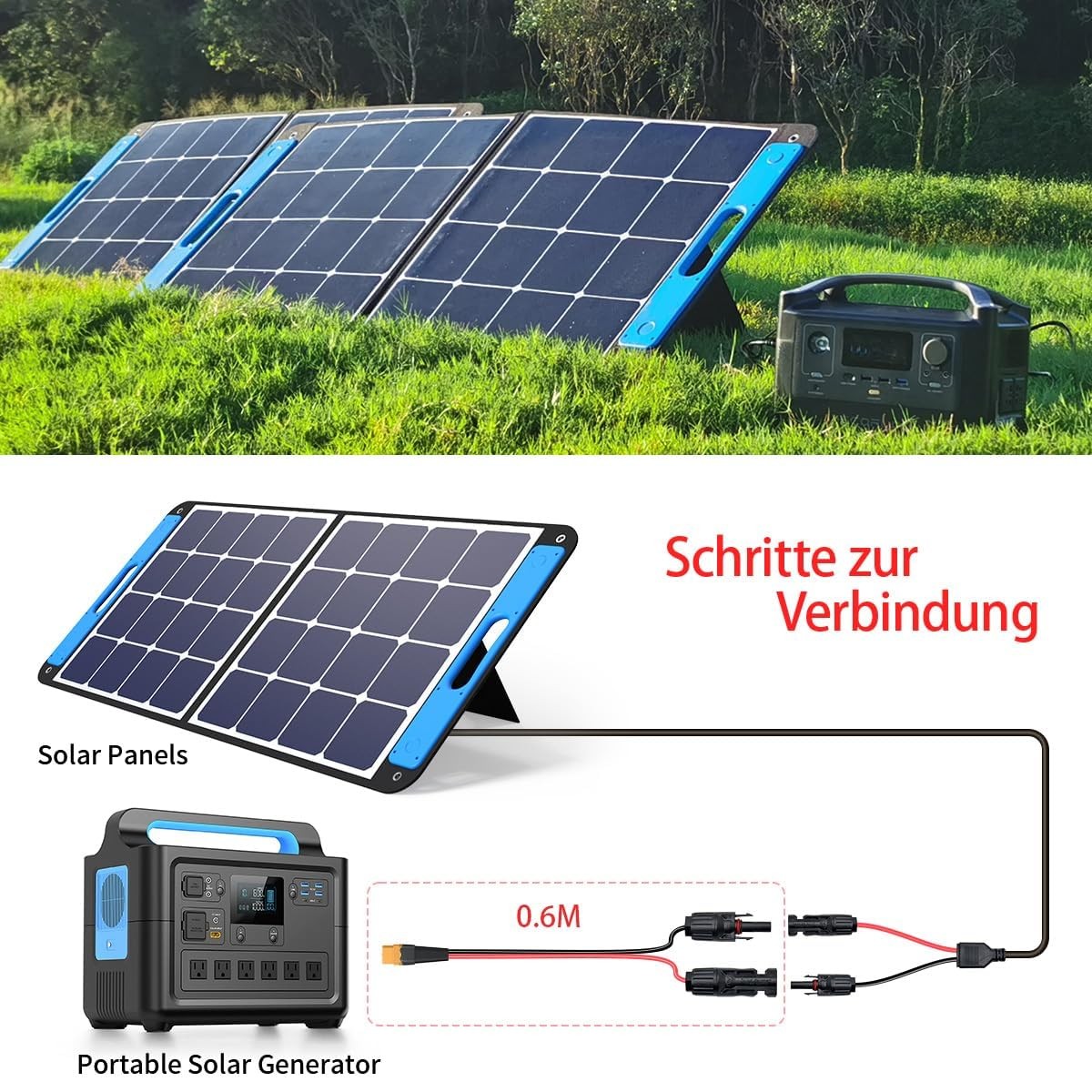 10AWG 2FT XT60 Solar Cable 2 10 25 35 50 75 100FT XT60 Extension Cable