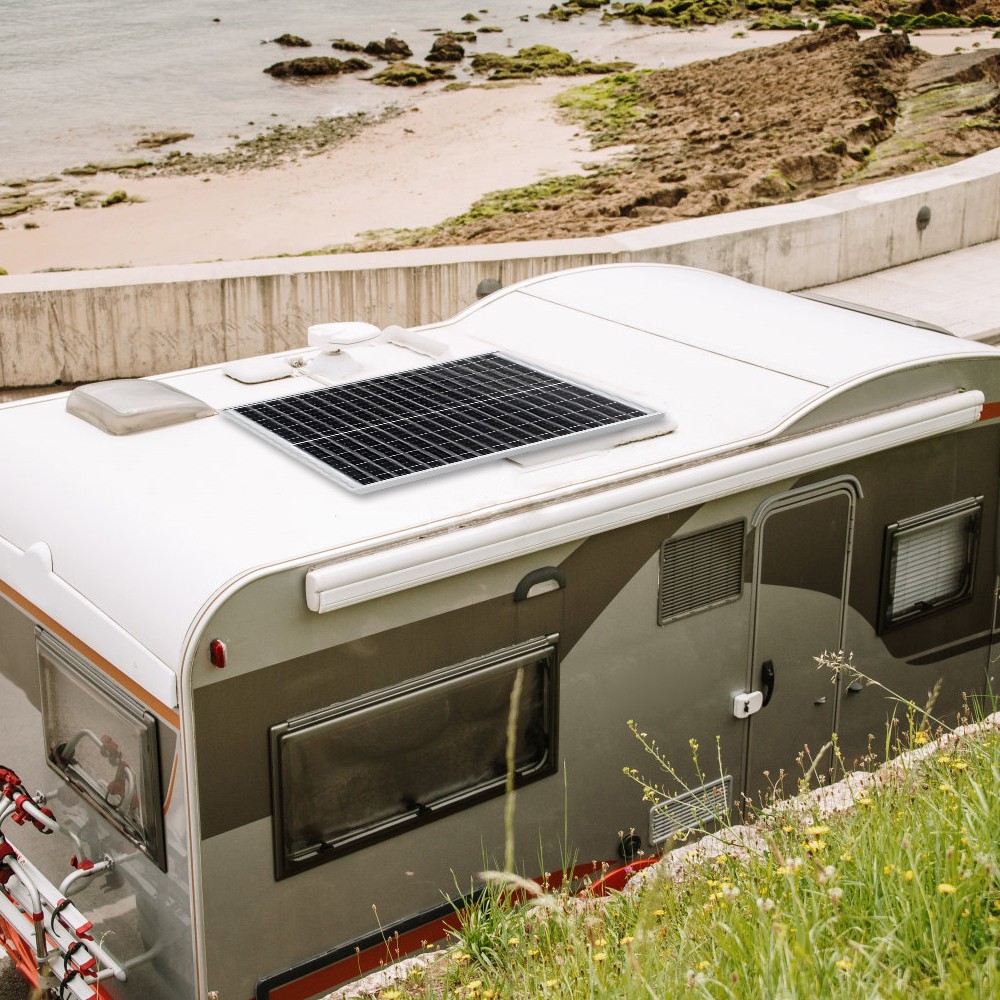200W Watt Mono Solar Panel 12V Charging Off-Grid Battery Power RV Home Boat Camp