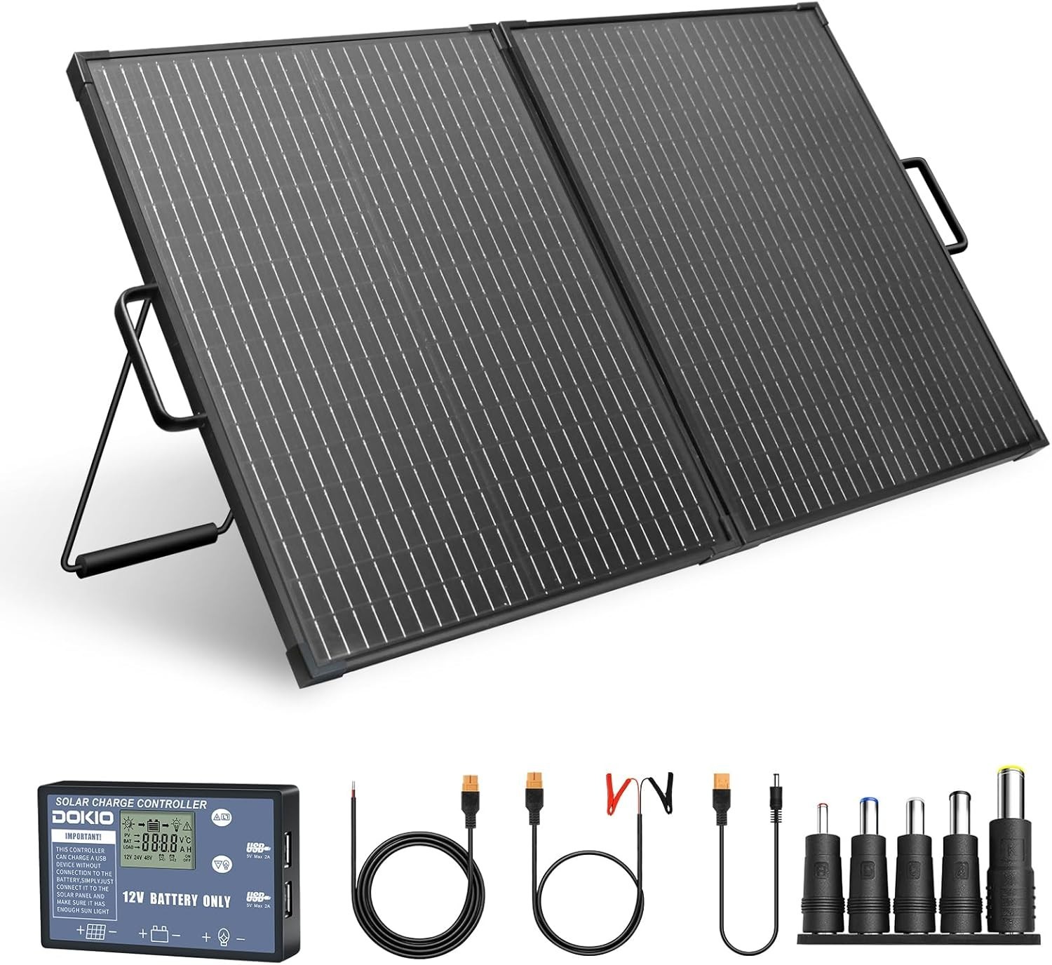 Effortless Charging: 18V 100W Monocrystalline Solar Panel for Outdoor Adventures