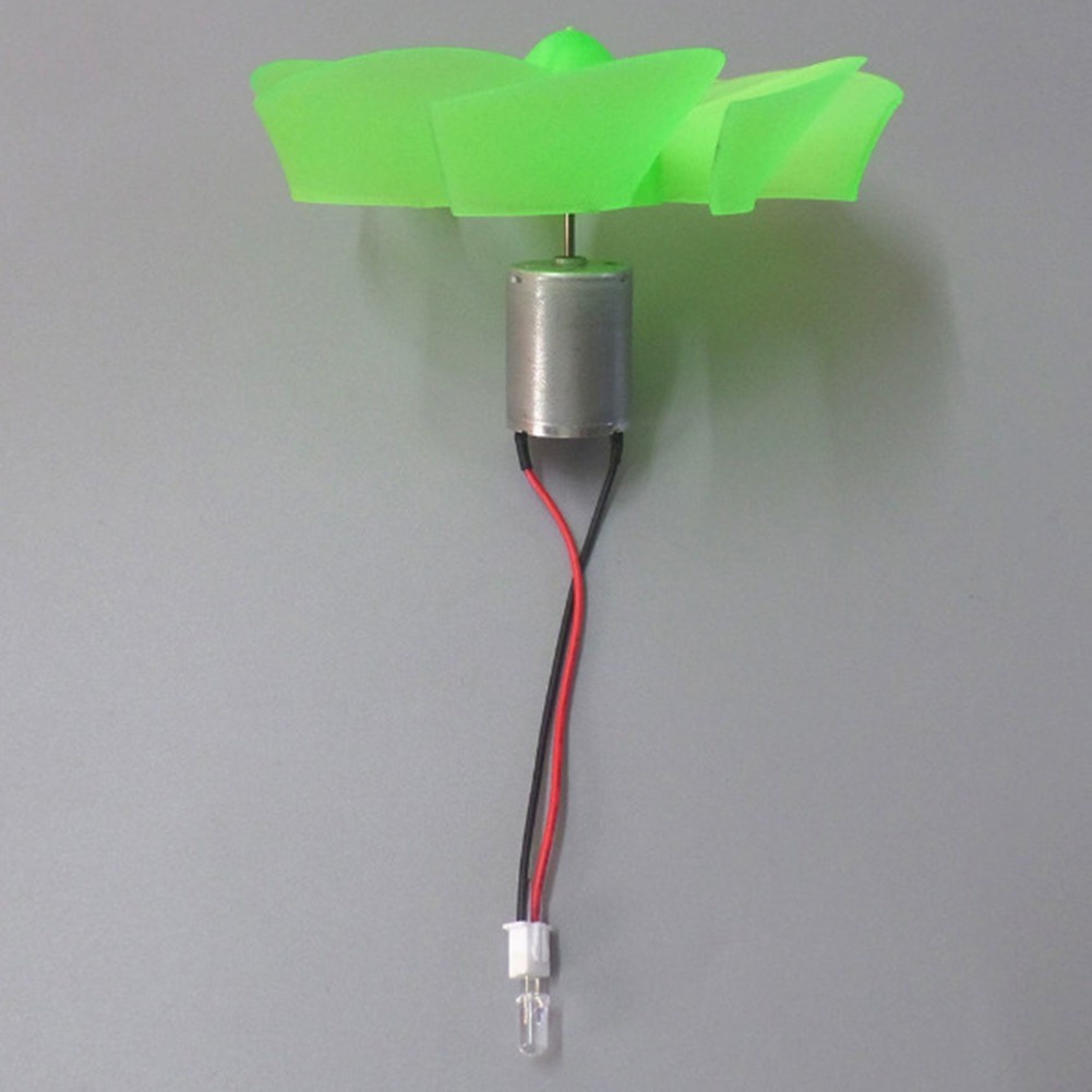 Interactive Wind Turbine Model with LED to Demonstrate Wind Energy Concepts