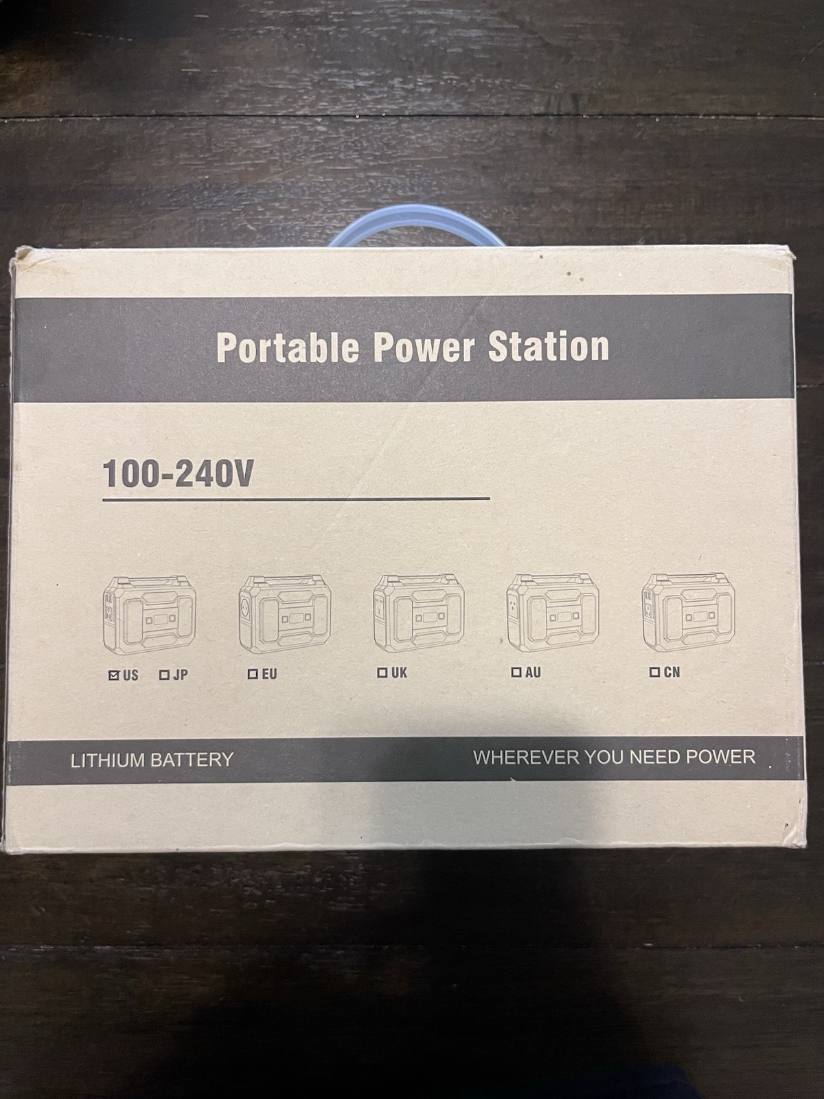 Portable Power Station 100W 146Wh Lithium Battery Pack Camping Solar Generator