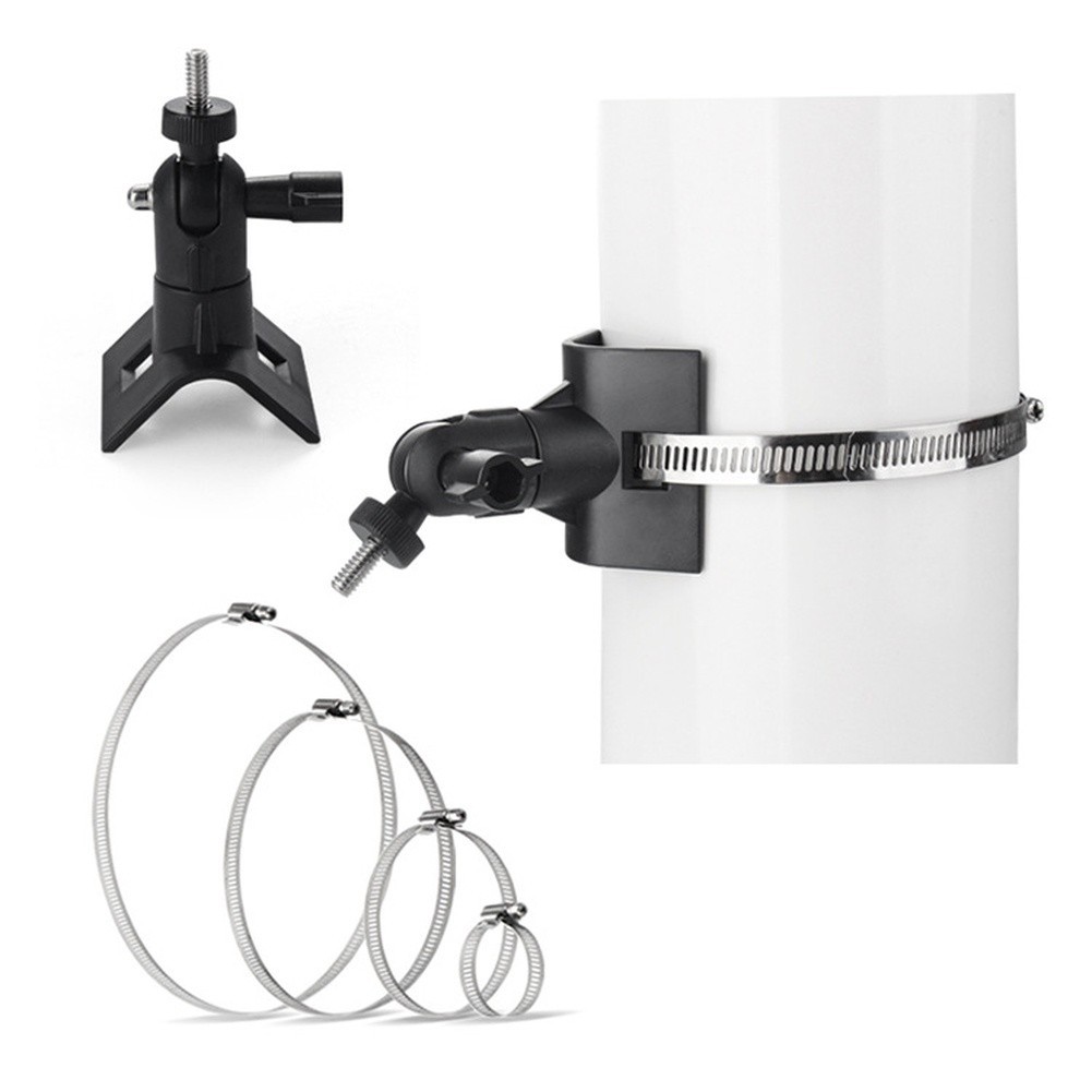 360 Degree Rotation Outdoor Camera Mount Bracket for Cylindrical Pole Use