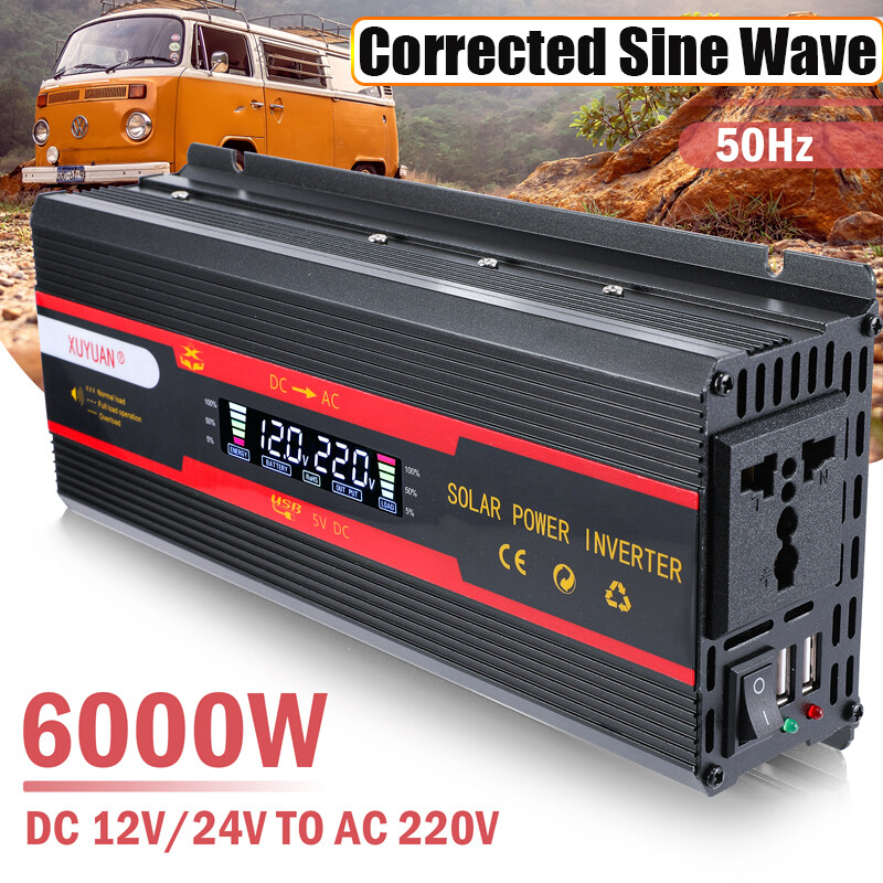 6000W Solar Panel Kit with Battery & Inverter 220V Off Grid for Home RV Camping