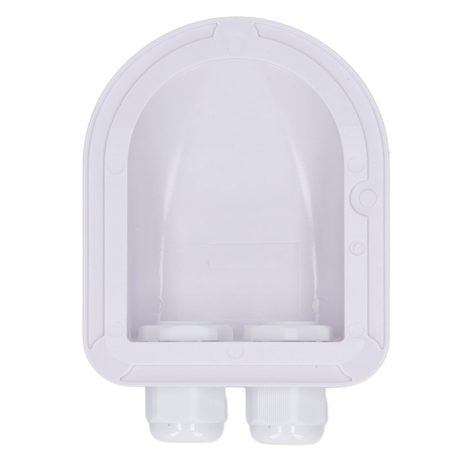 (White)Cable Junction Box Solar Entry Housing UV Resistance Wide Application