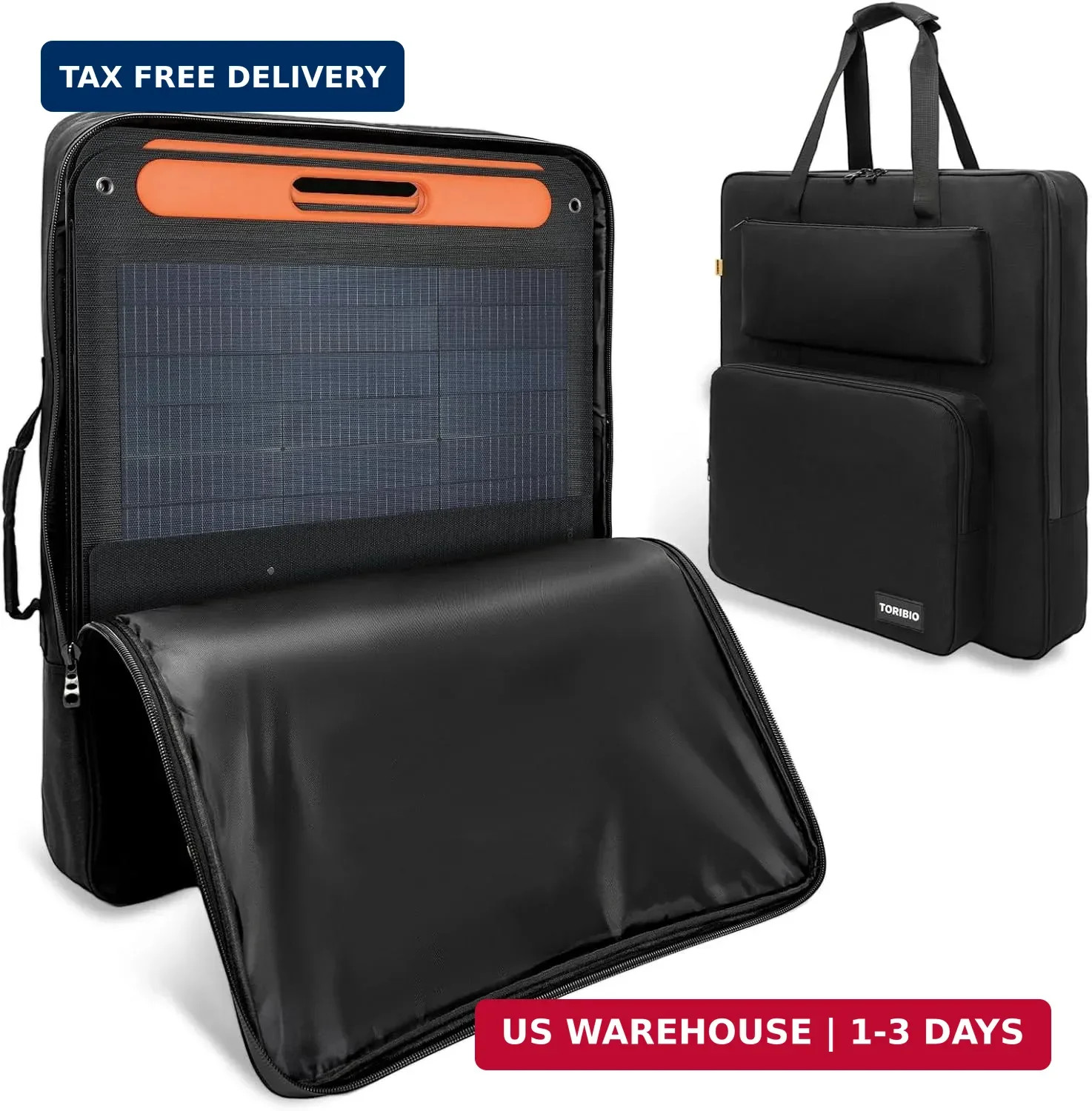 Solar Panel Travel Bag, Portable Solar Panel Storage Bag Compatible with Jackery