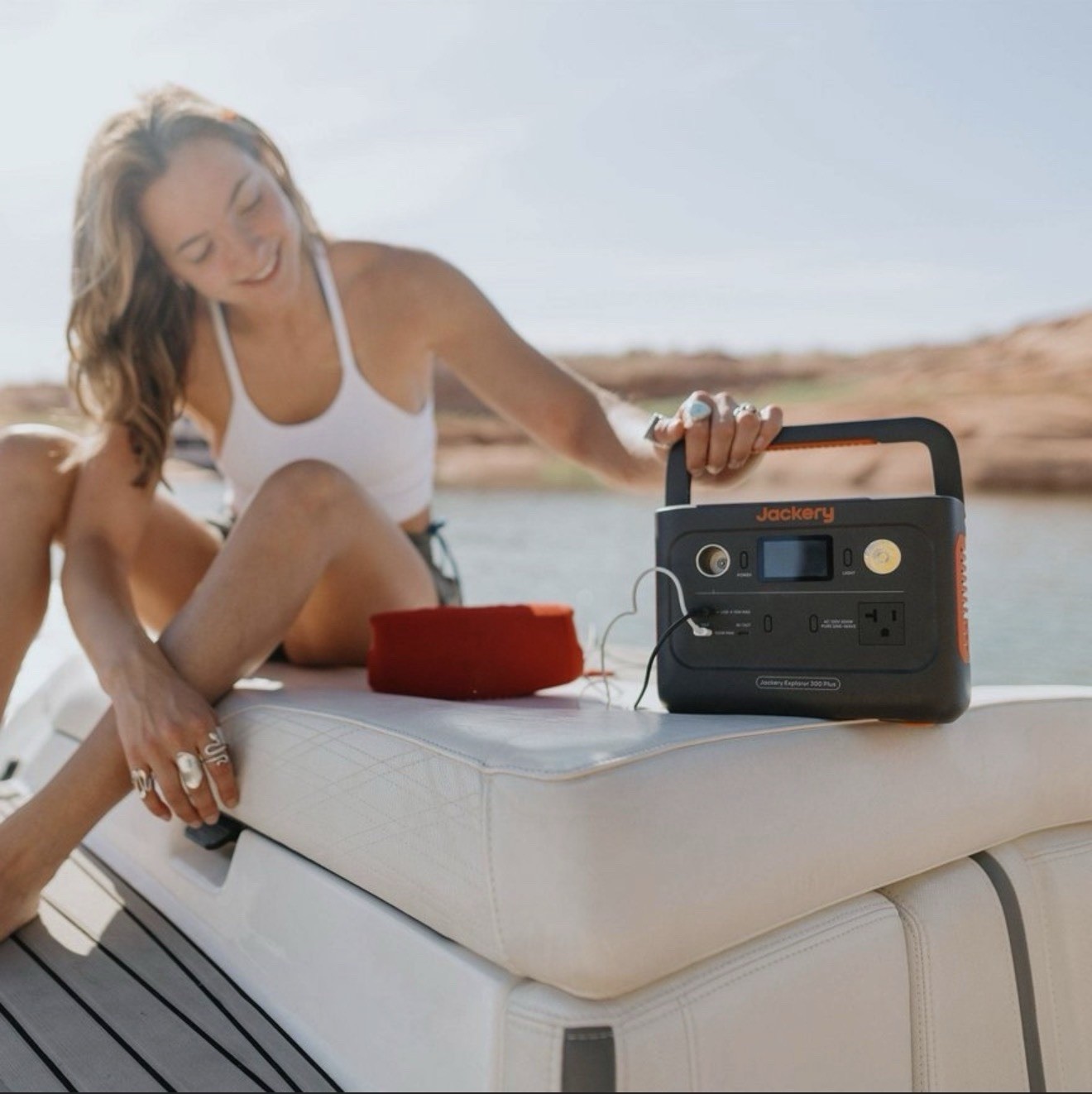 Jackery Explorer 300 Plus Portable Power Station: Rechargeable 78000mAh, 120V