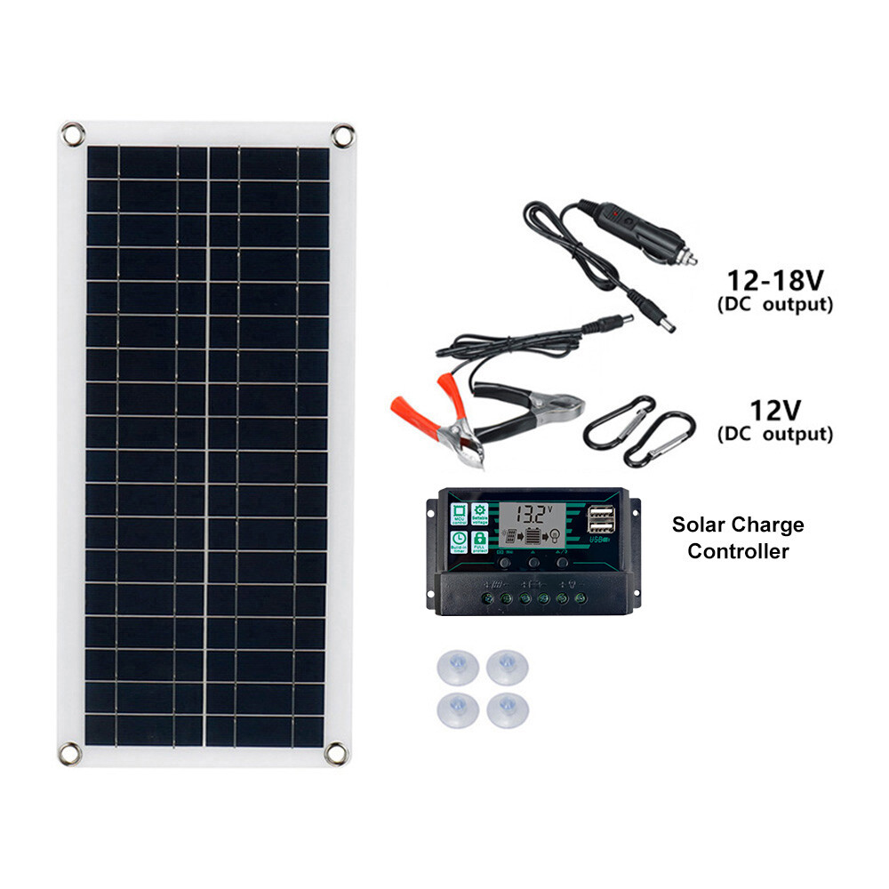 1000W Watt 100A 12V Volt Mono Solar Panel Kit Battery Charger Caravan Shed RV