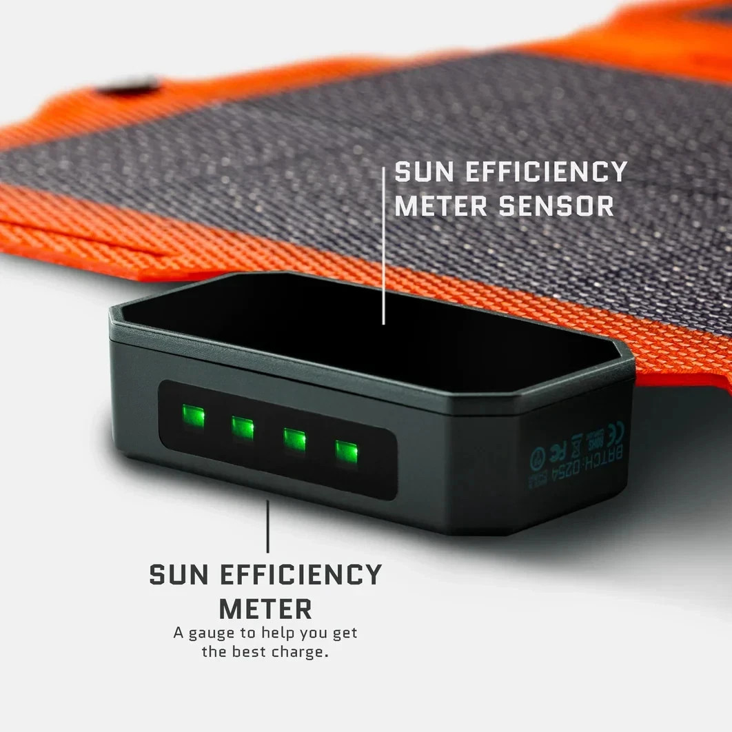 Dark Energy Spectre Orange 18W Folding Solar Panel Charging Phones Power Banks