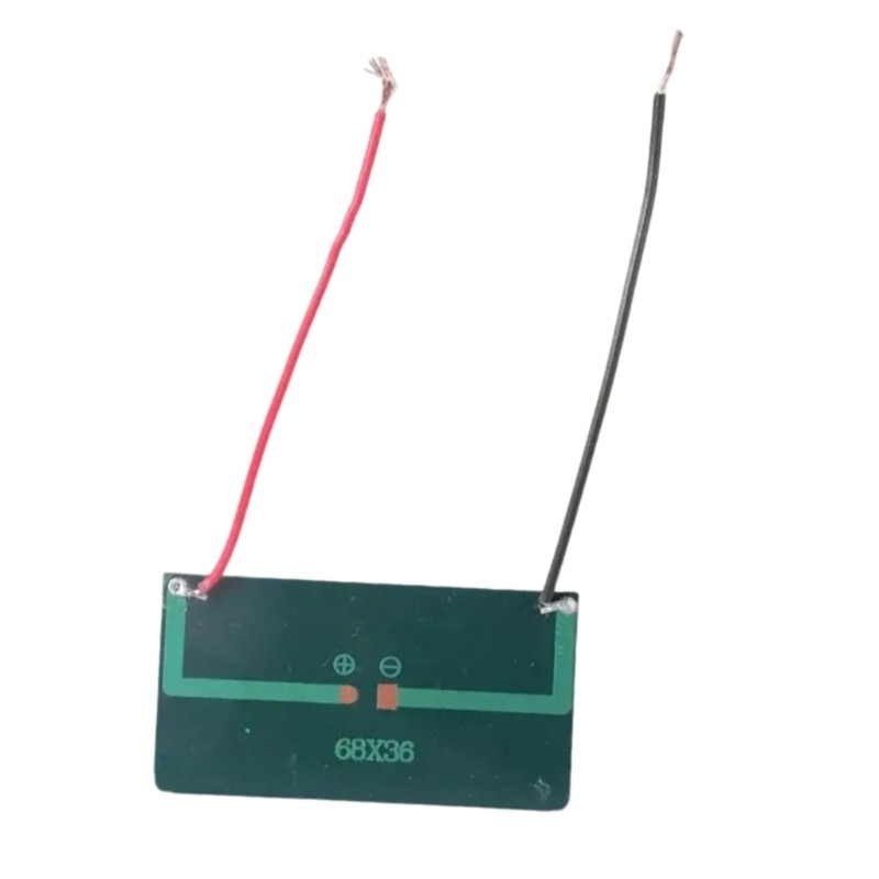 Miniature Solar Panel 5V Small 5V 60mA Solar Cell 68x36mm for Outdoor Activity