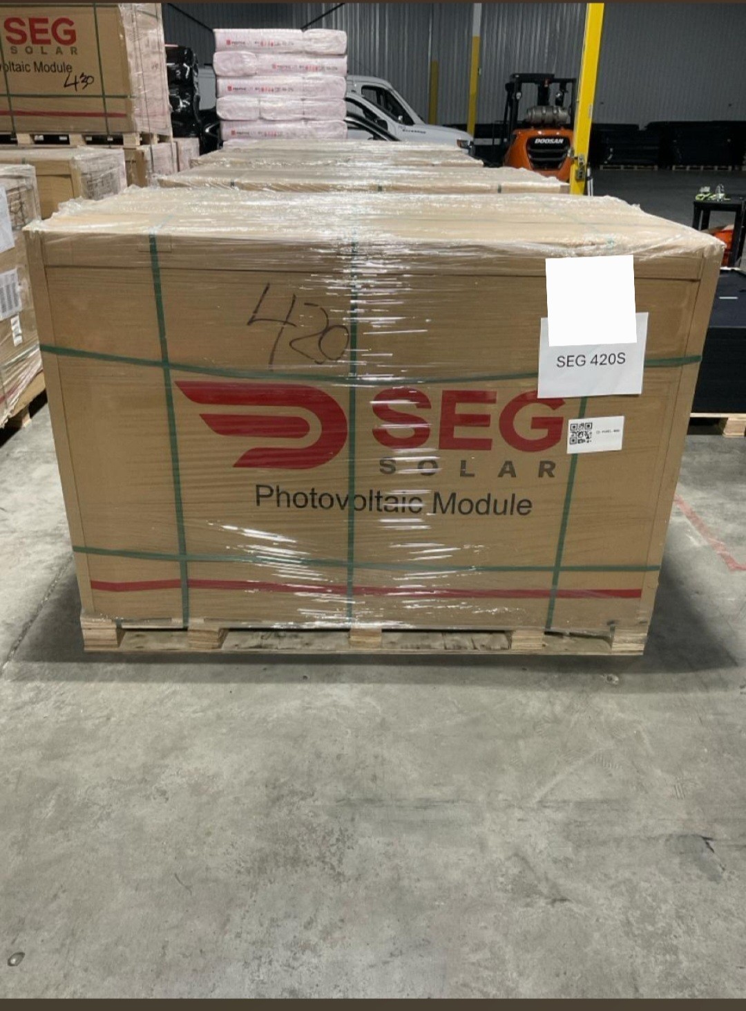 Solar Panels SEG 420W Bifacial SEG-420-BTD-BG Full Pallet 36 PCS Tier 1 PV…