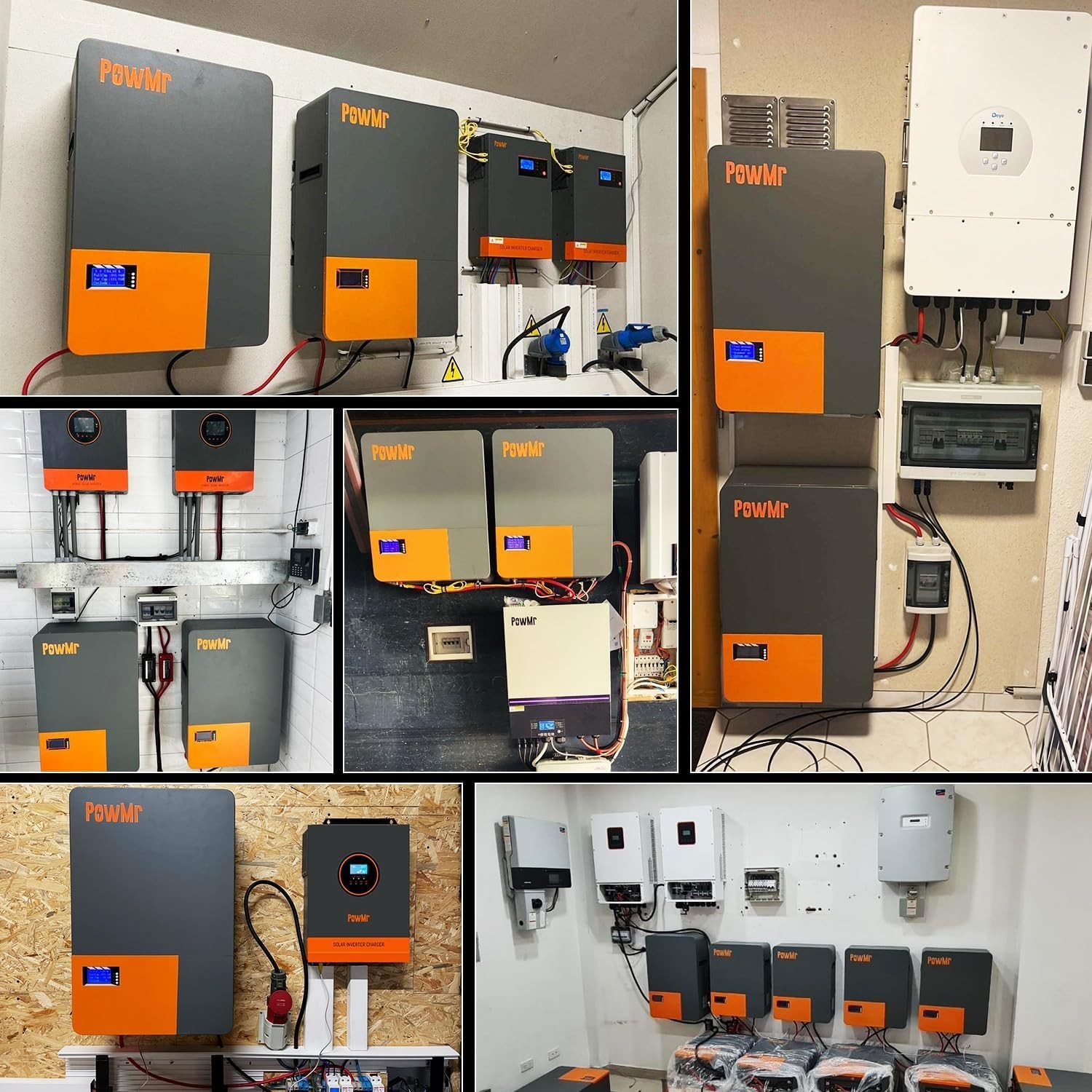 48V 200Ah/205Ah LiFePO4 Battery 5000+ Cycles with 200A BMS for Solar RV Off-Grid