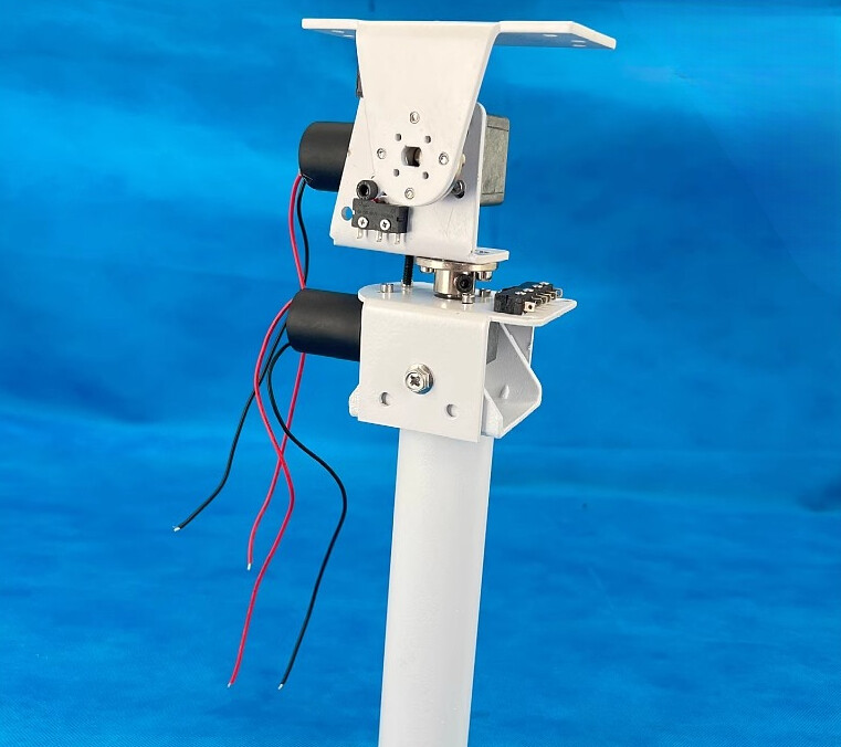 DIY DC Dual Axis Pan Tilt Solar Tracking and Monitoring Robot Heavy Load