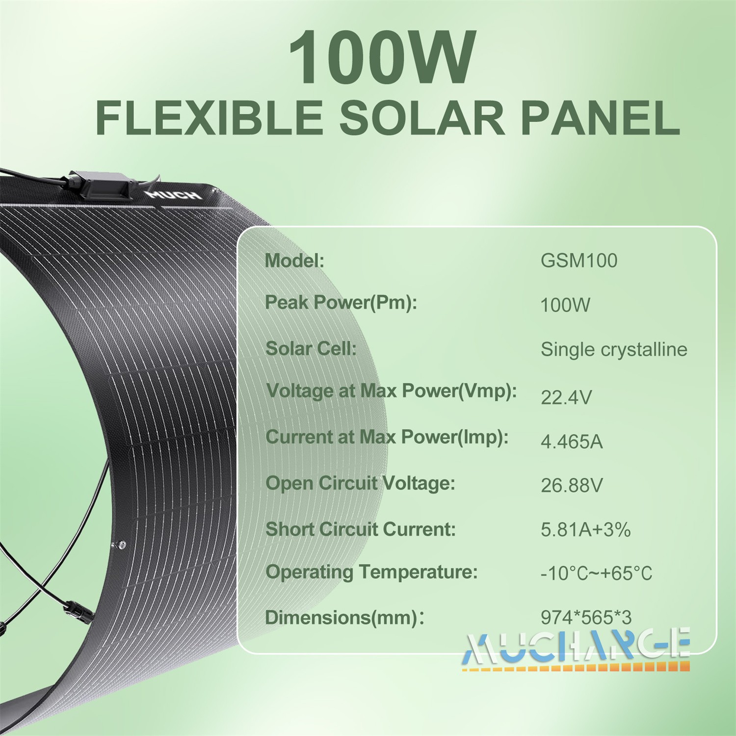 200W Mono Solar Panel Flexible High Efficiency Portable + LCD Car Inverter Kits