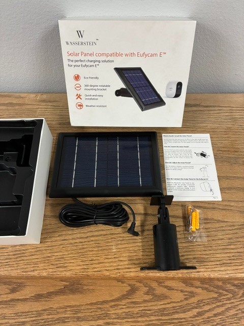 Wasserstein Solar Panel compatible w Eufycam E