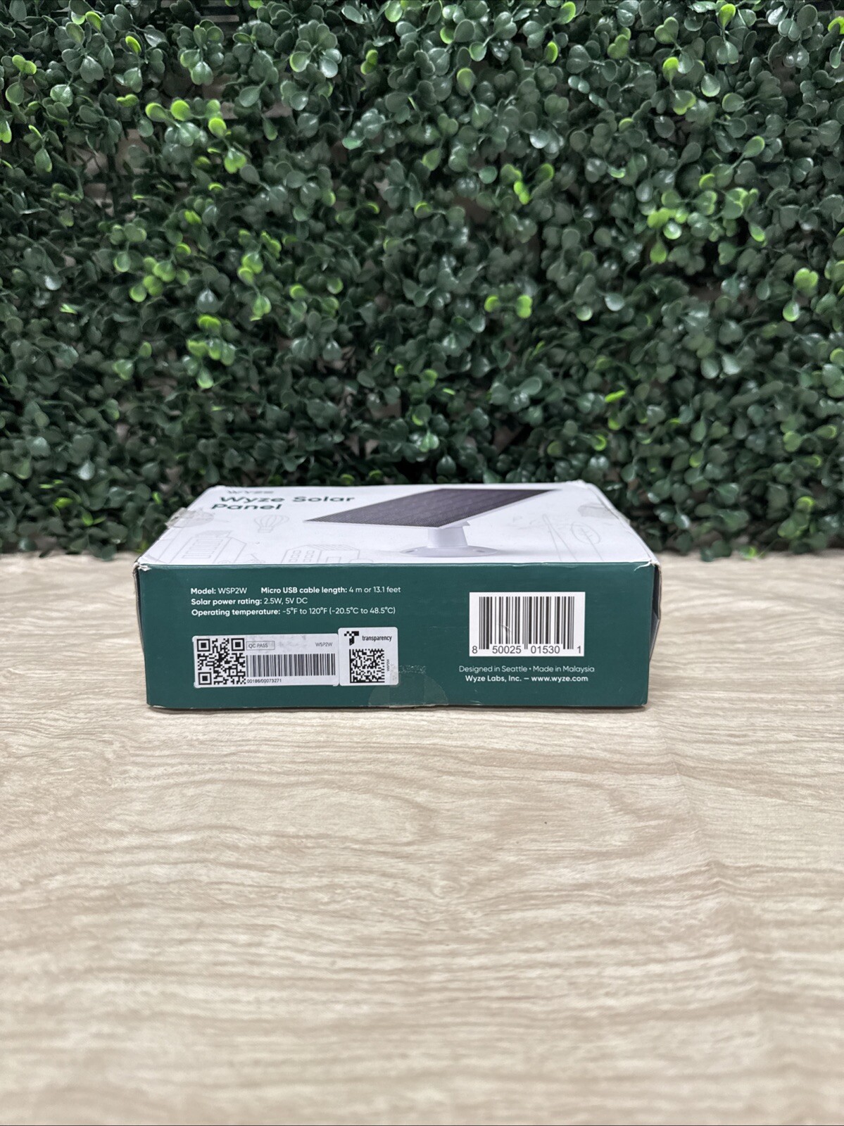 Wyze WSP2W Solar Panel – White – New – Open Box