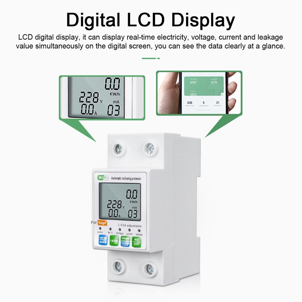 Widespread Applications of For Tuya WiFi Smart Meter Current Breaker Device