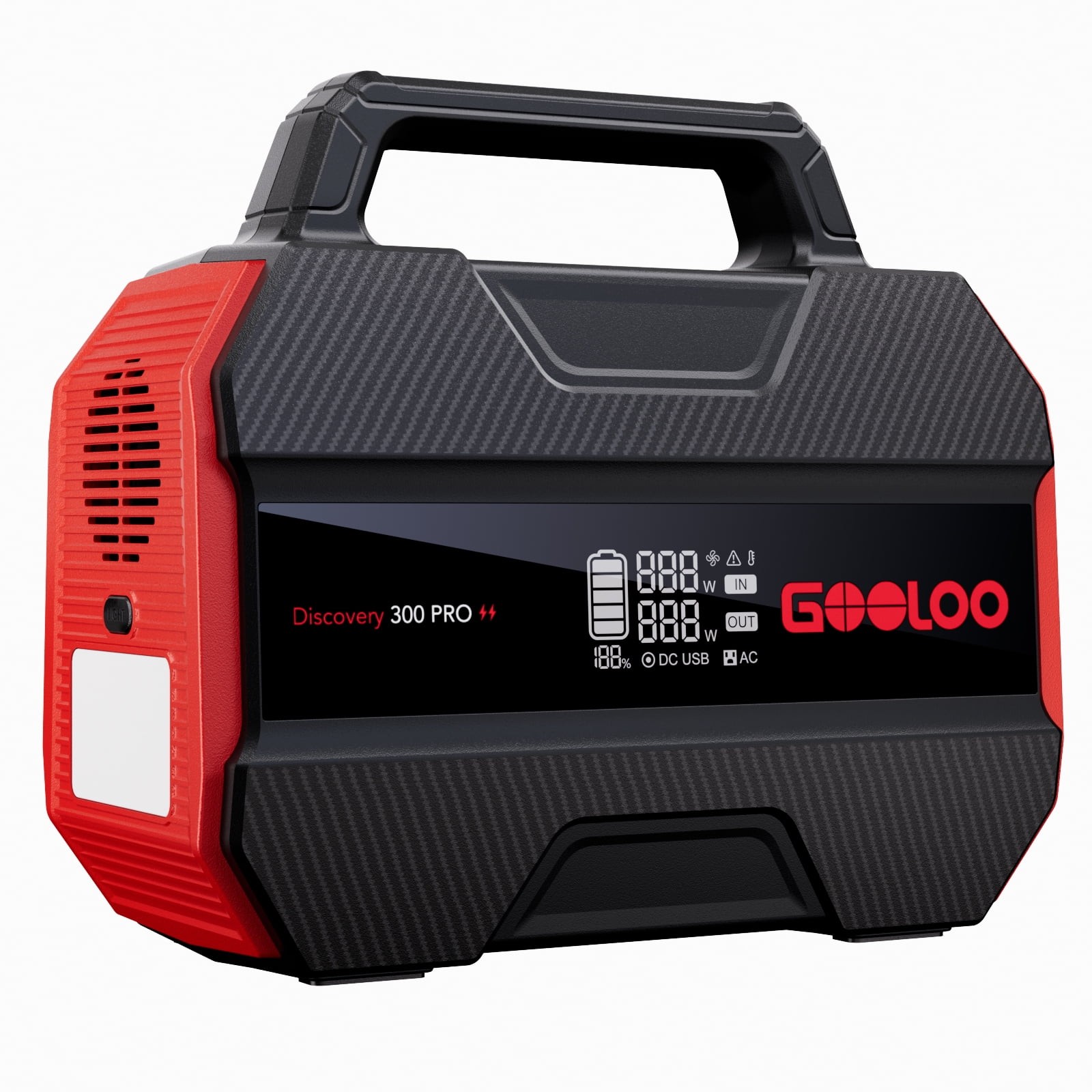 GOOLOO Discovery 300 PRO Power Station 230Wh Solar Generator with 300W AC Output