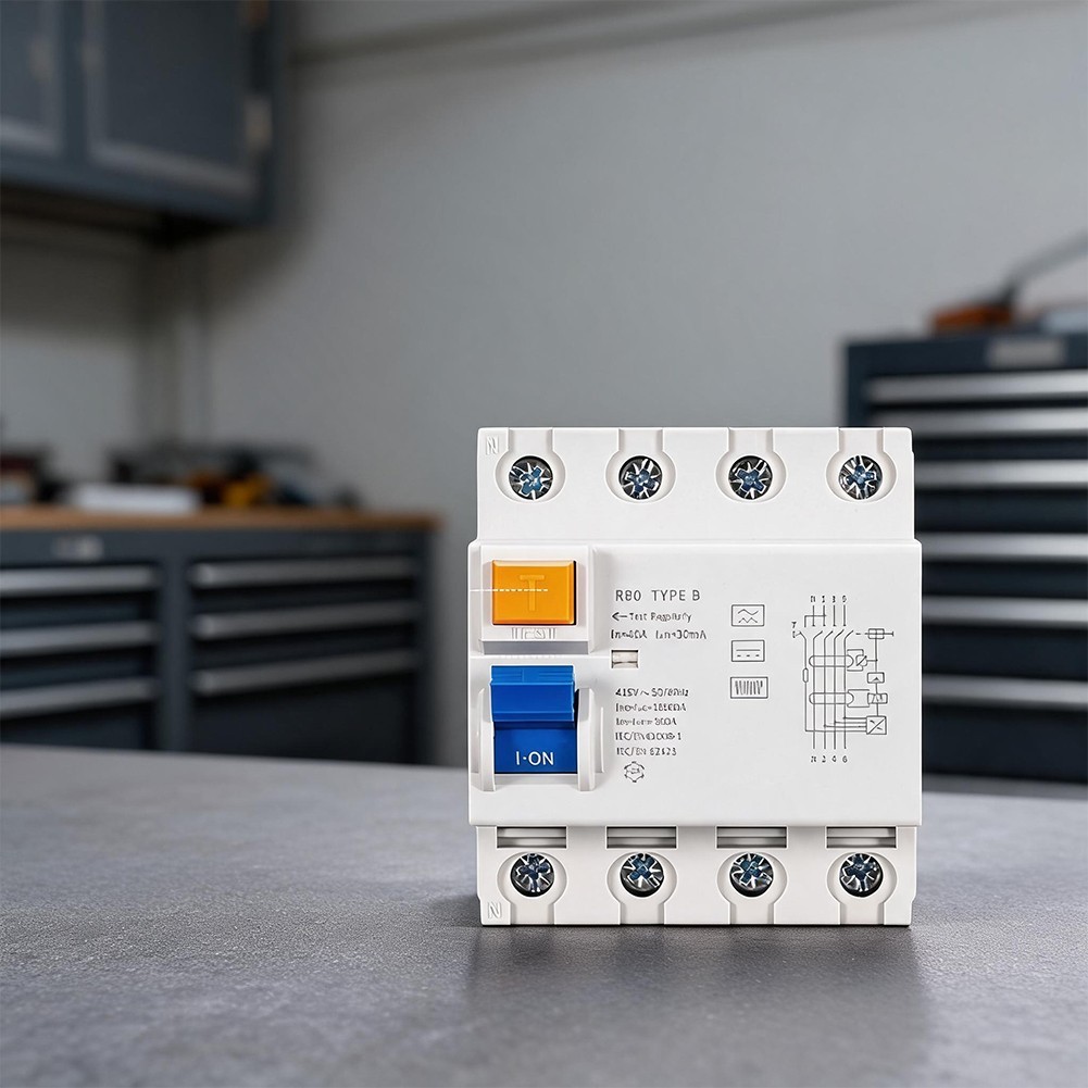 100A Type B DC Leakage Breaker R80 4P 30mA for New Energy Charging Applications