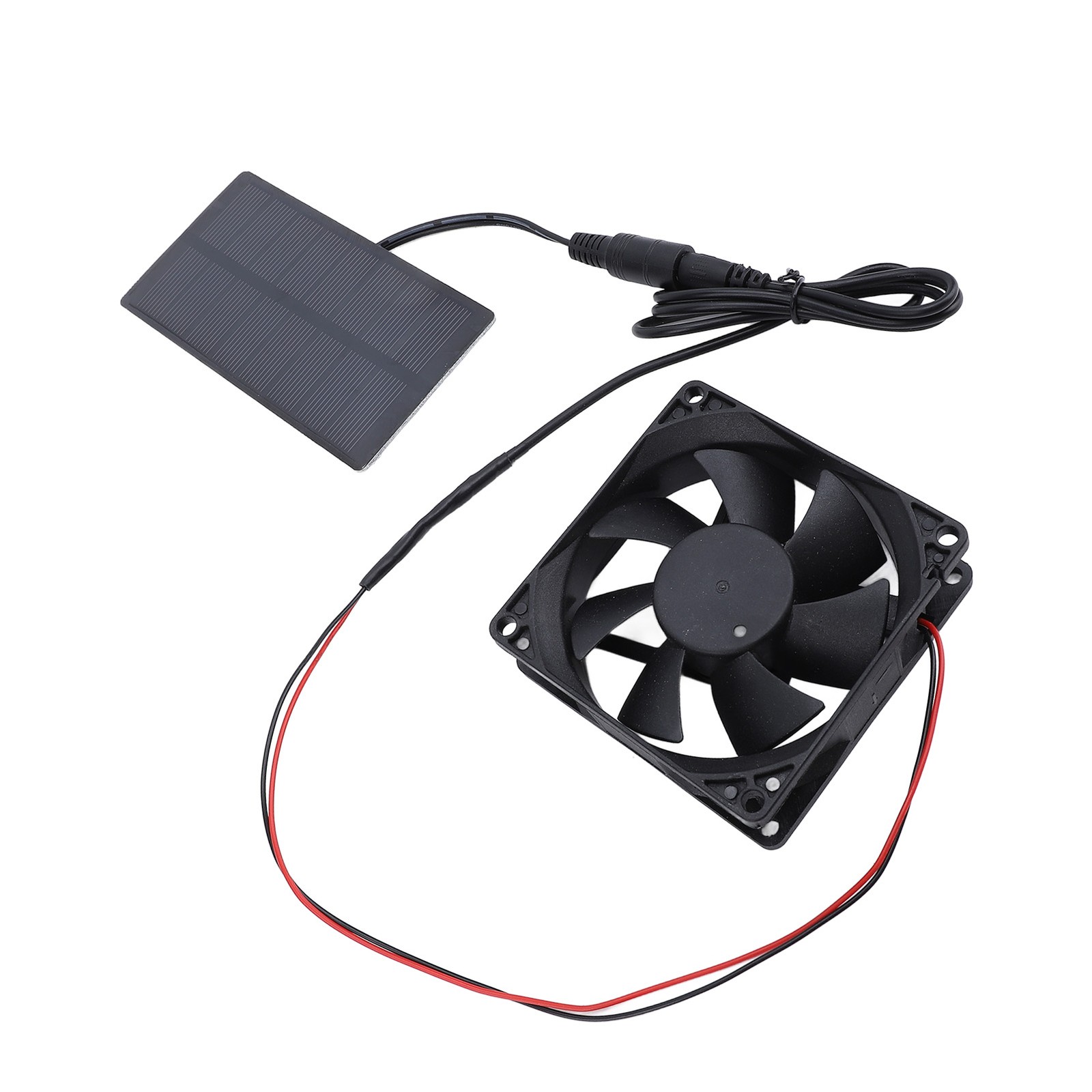 0.8W 4V Solar Panel Fan Kit Efficient Cooling For Greenhouses Easy To Use